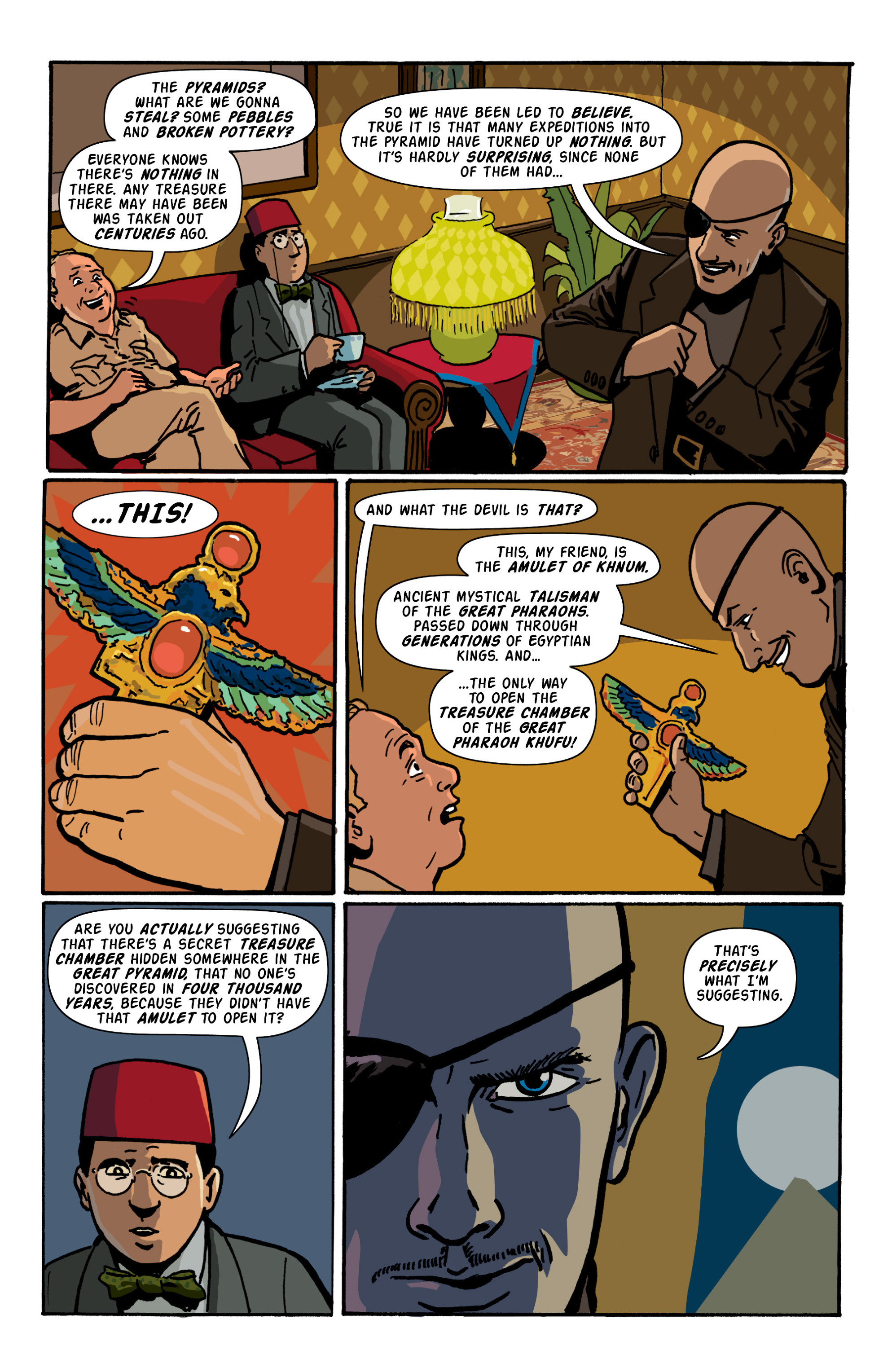 Read online Rocket Robinson and the Pharaoh's Fortune comic -  Issue # TPB (Part 2) - 7