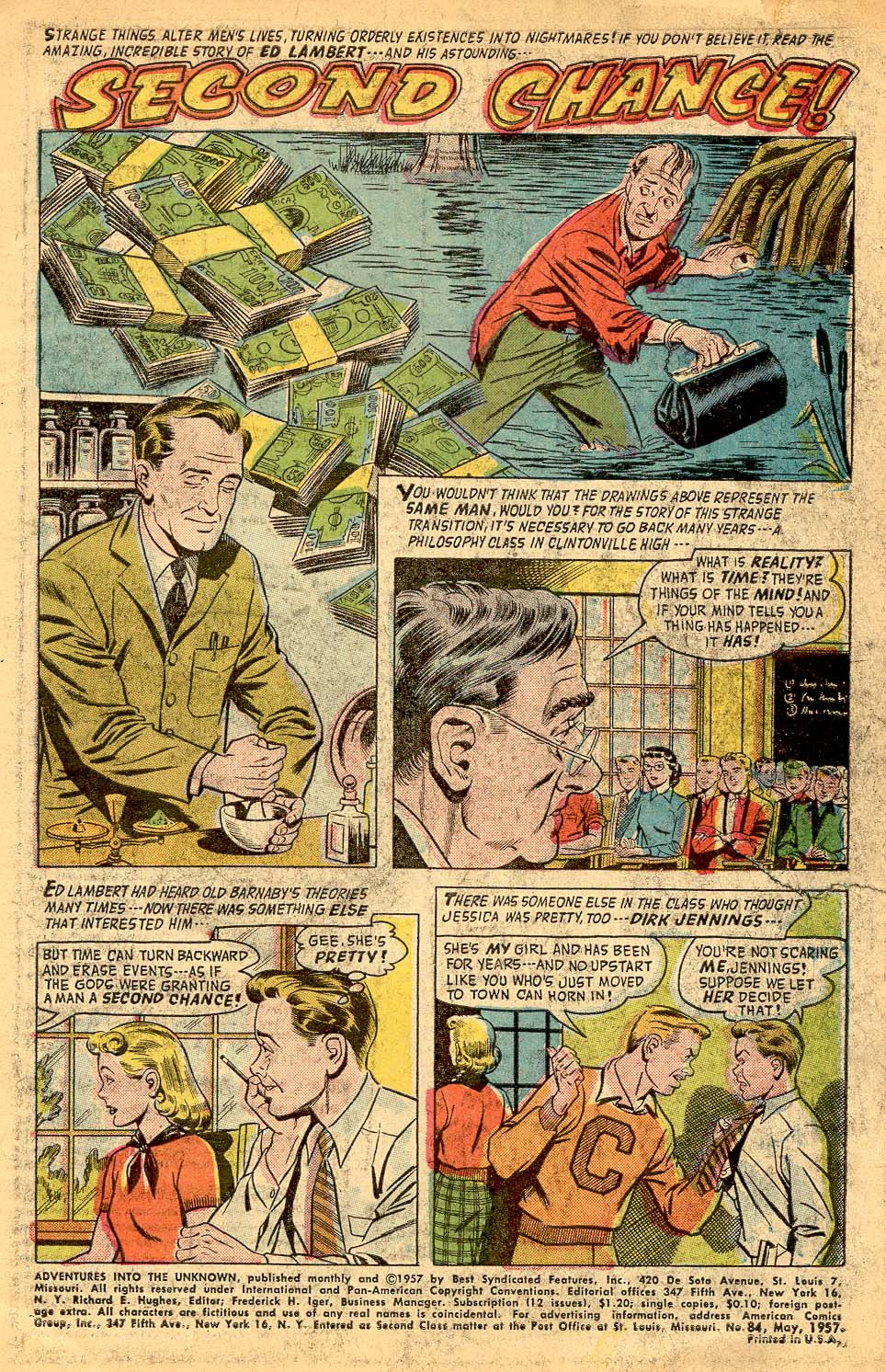 Read online Adventures Into The Unknown comic -  Issue #84 - 3