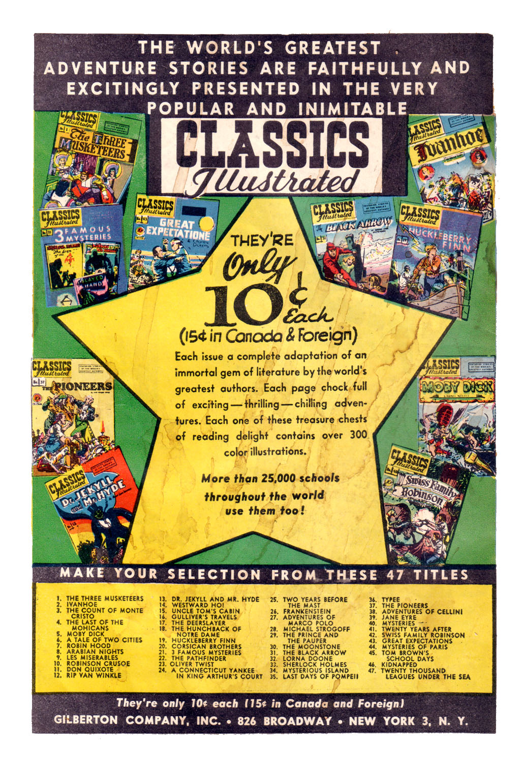 Read online Classics Illustrated comic -  Issue #49 - 52