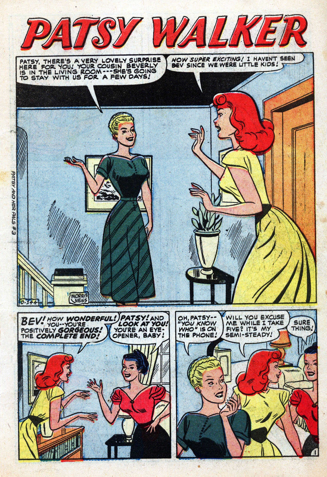 Read online Patsy and her Pals comic -  Issue #3 - 3