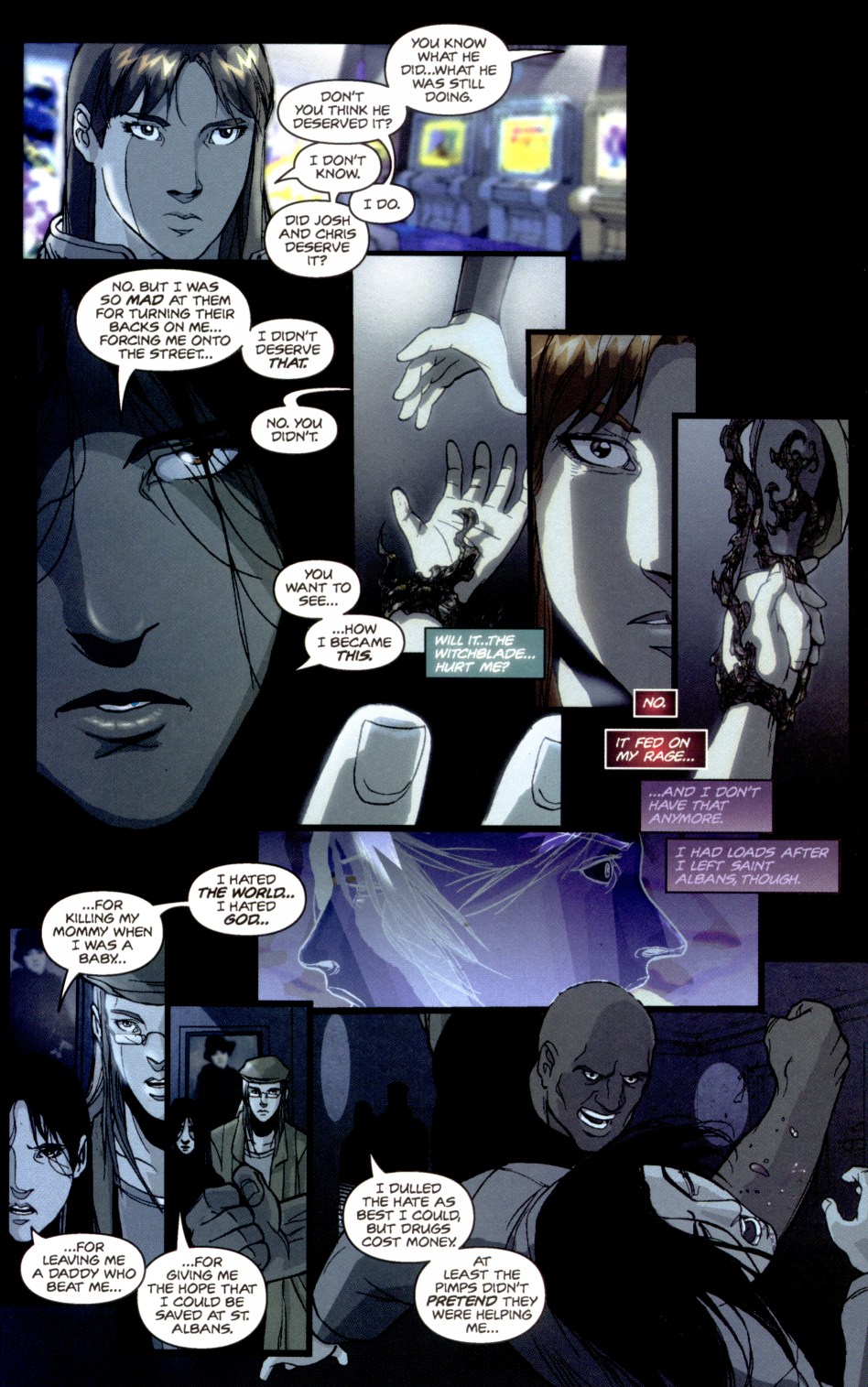 Read online Dark Minds / Witchblade comic -  Issue #1 - 29