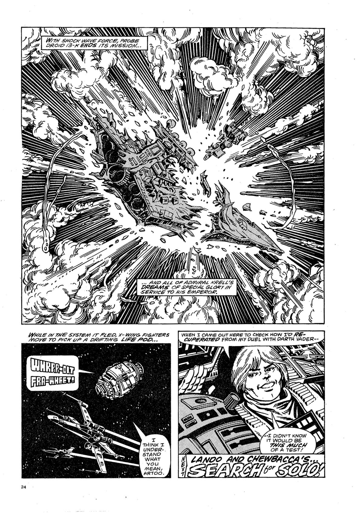 Read online Star Wars Weekly comic -  Issue #140 - 24