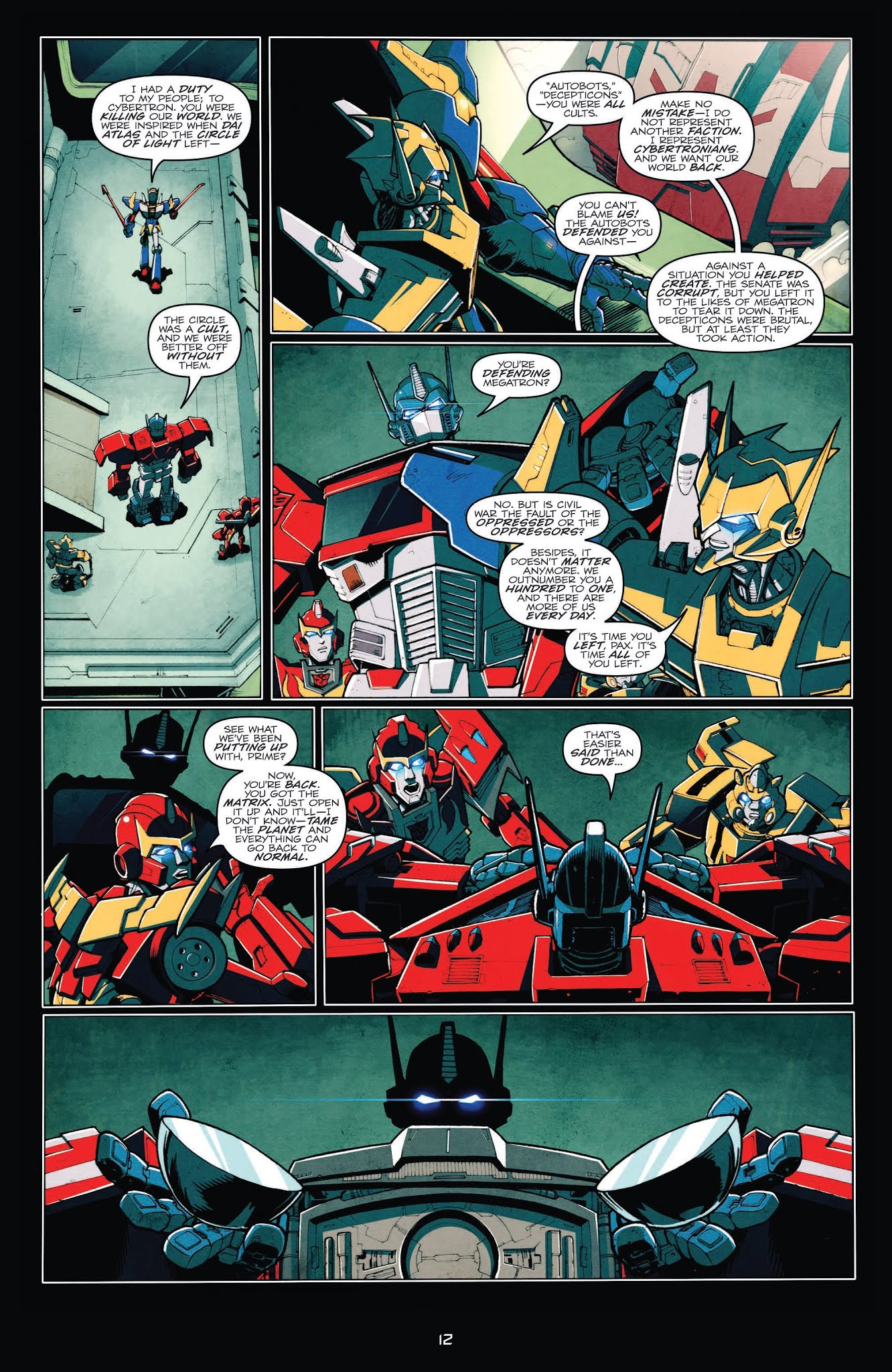 Read online Transformers: The IDW Collection Phase Two comic -  Issue # TPB 1 (Part 1) - 12