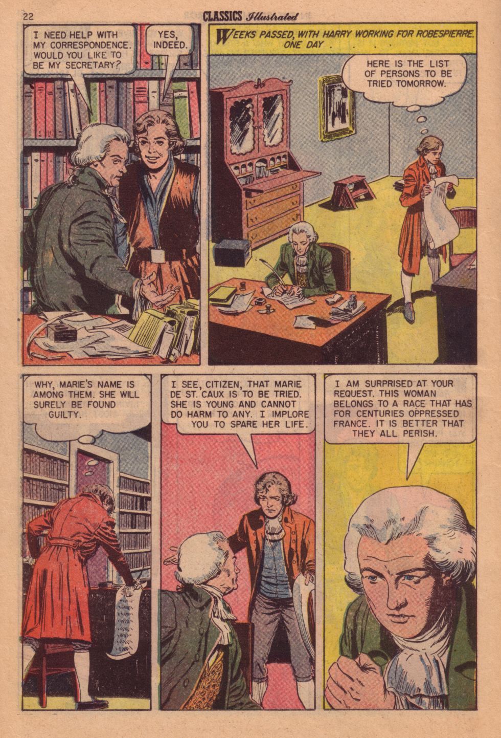 Read online Classics Illustrated comic -  Issue #139 - 23