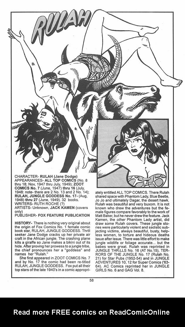Read online Official Golden-Age Hero & Heroine Directory comic -  Issue # TPB - 61