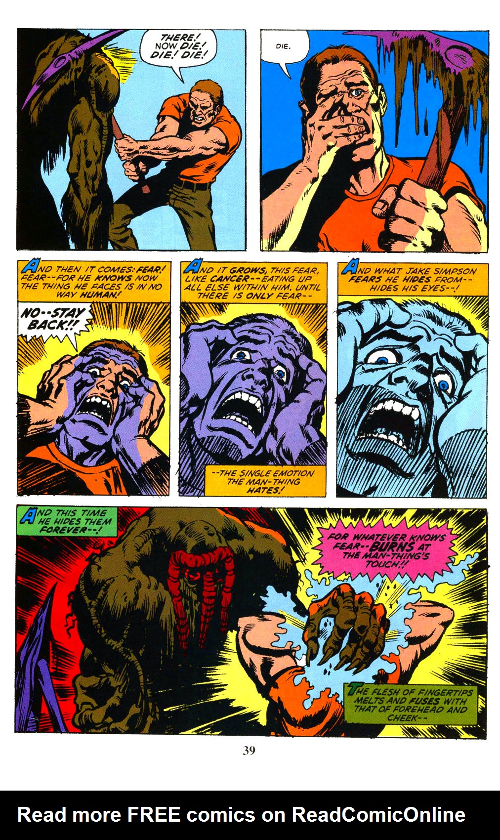 Read online Marvel Milestones: Blade, Man-Thing and Satana comic -  Issue # Full - 41