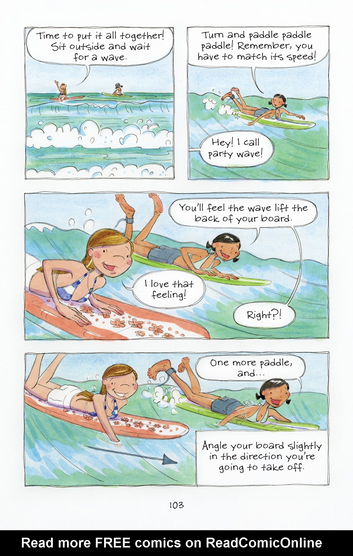 Read online The Science of Surfing: A Surfside Girls Guide to the Ocean comic -  Issue # TPB - 103