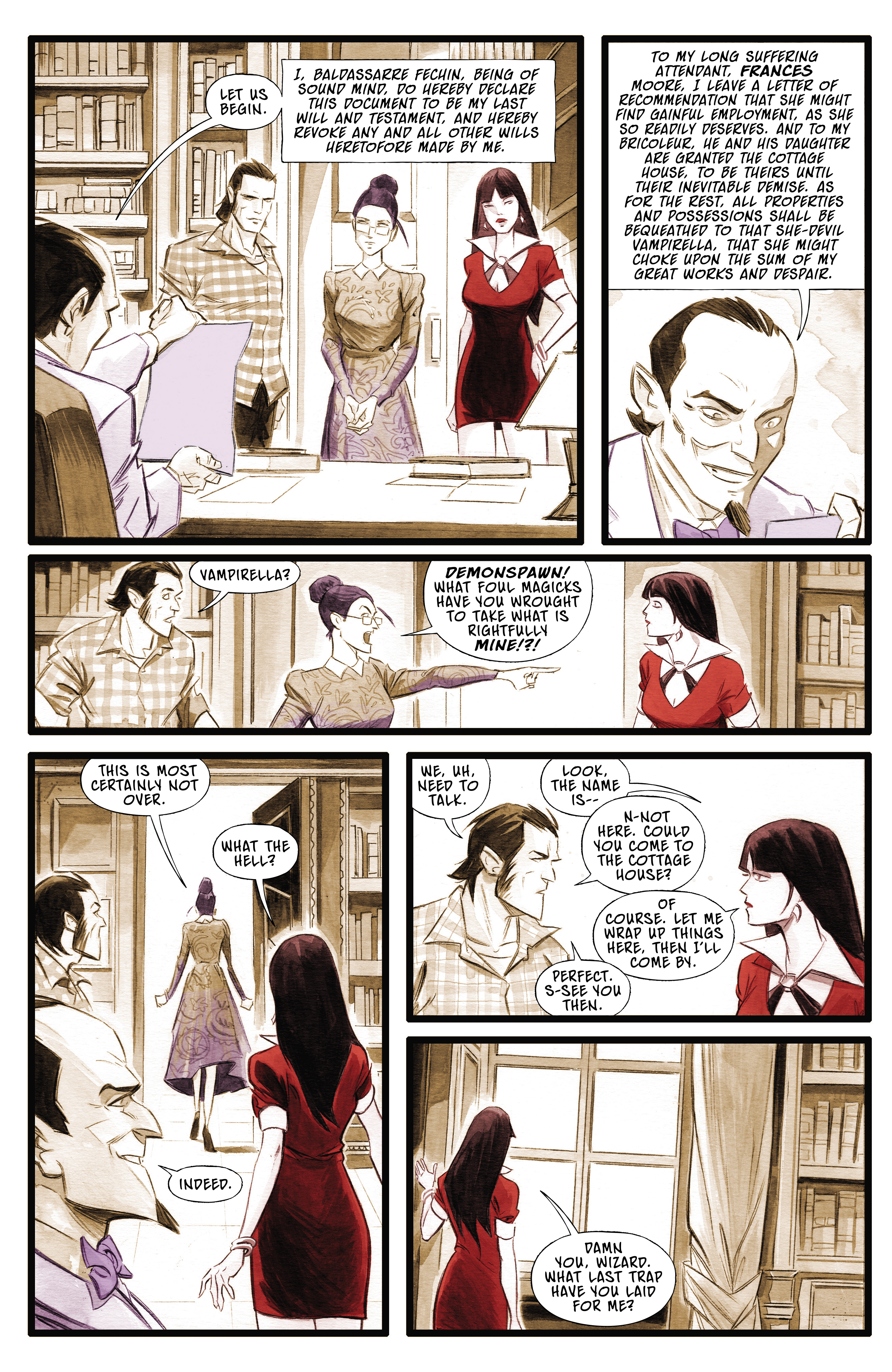 Read online Vampirella: Dead Flowers comic -  Issue #1 - 19