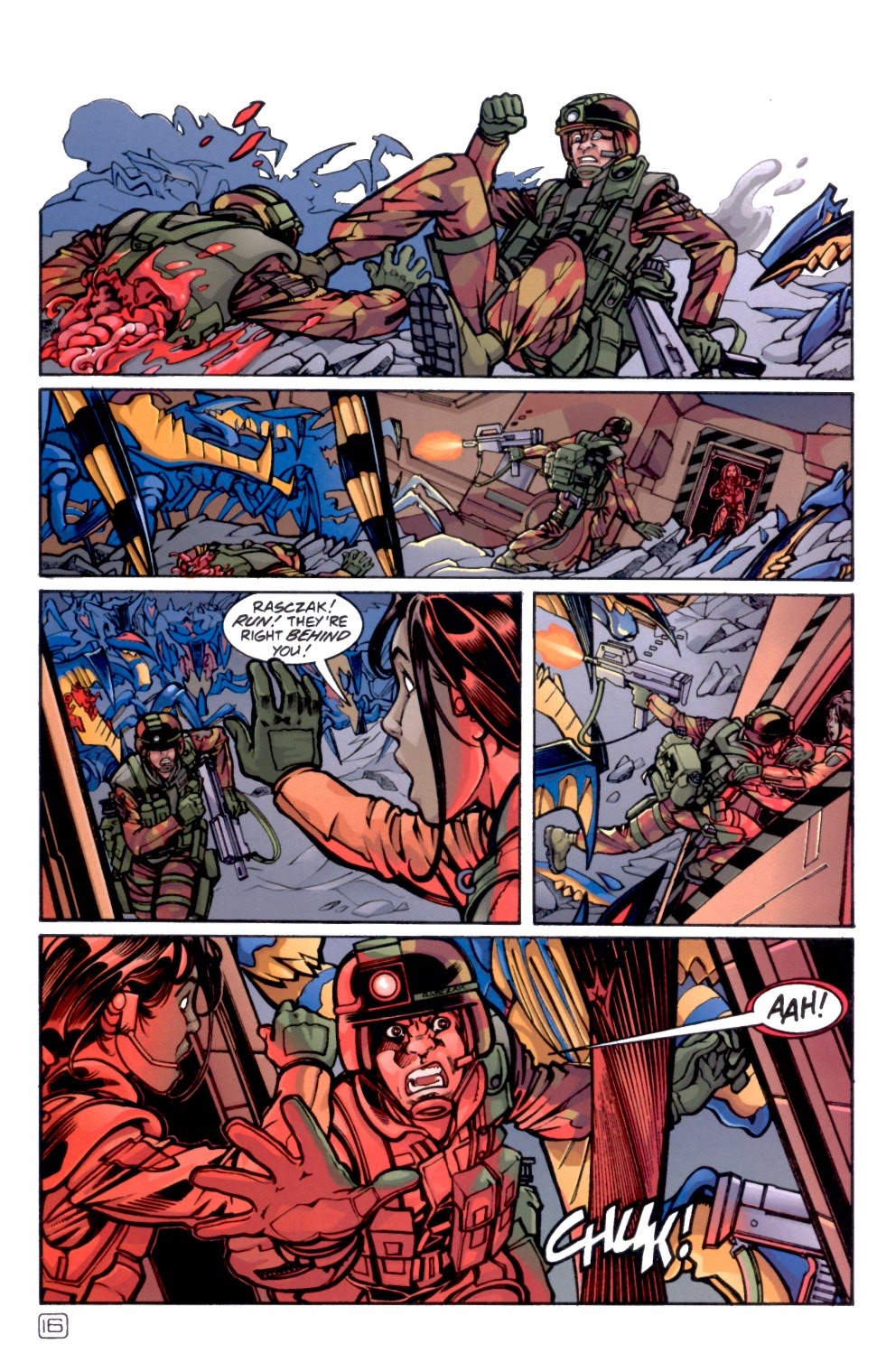 Read online Starship Troopers: Insect Touch comic -  Issue #3 - 17