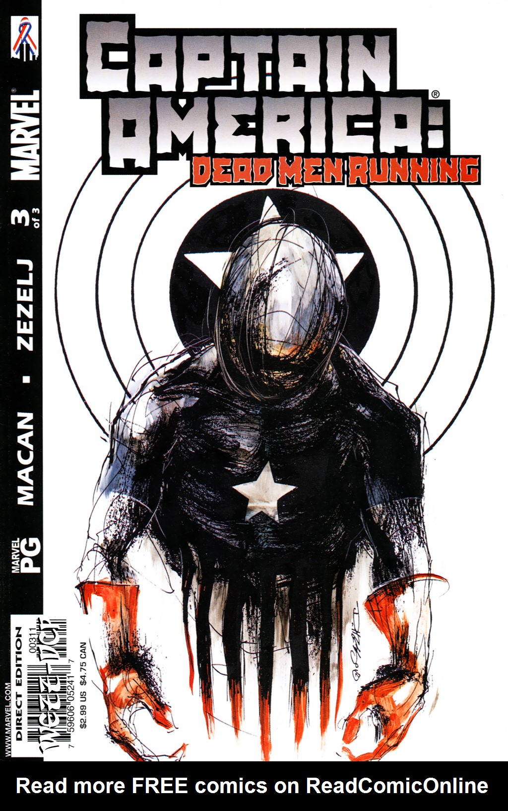 Read online Captain America: Dead Men Running comic -  Issue #3 - 1