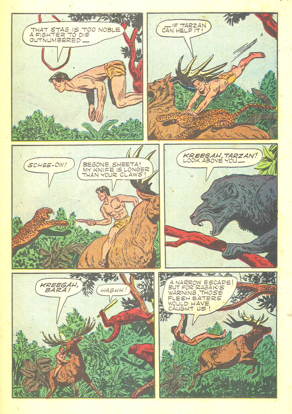 Read online Tarzan (1948) comic -  Issue #32 - 23