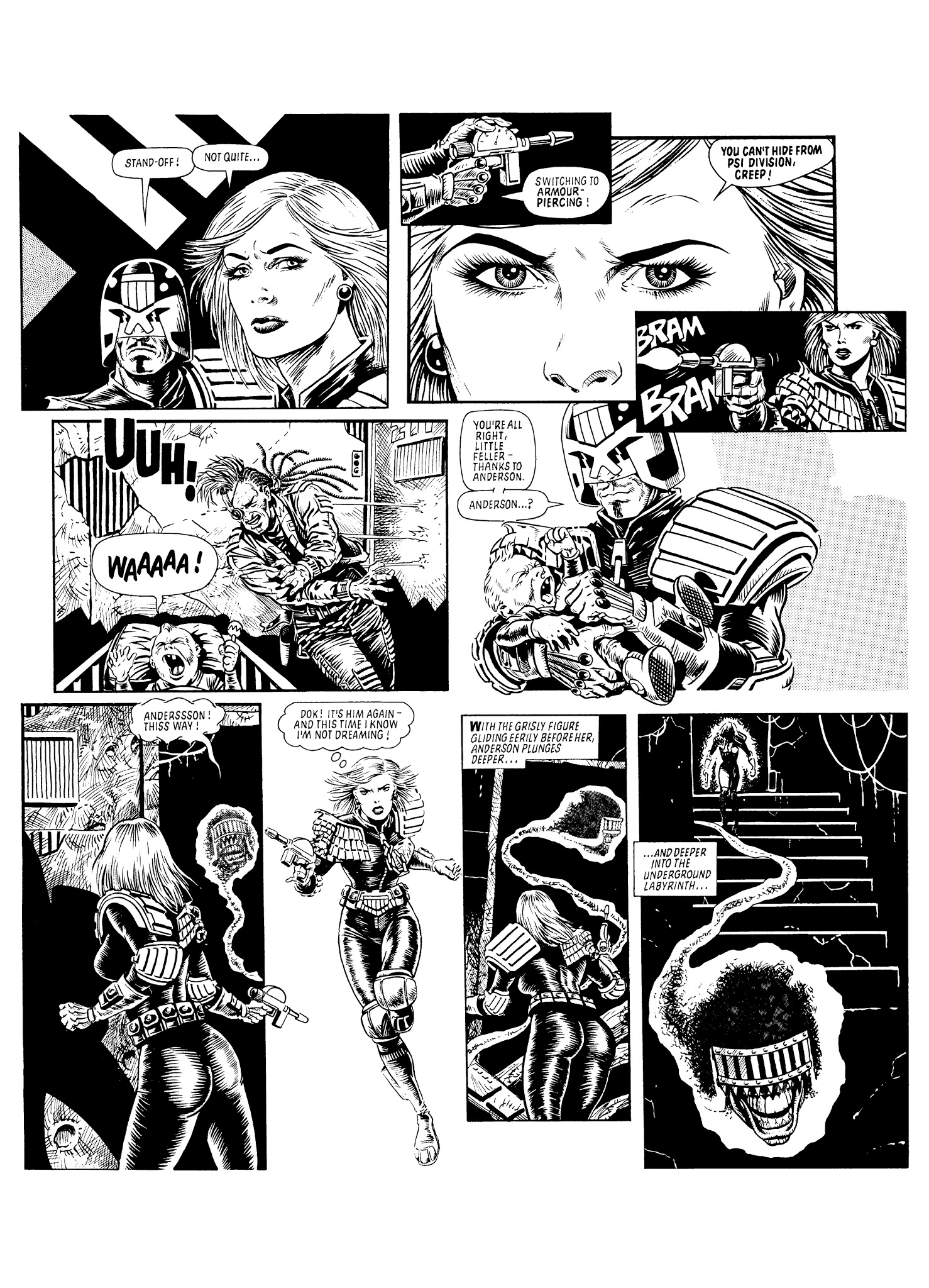 Read online Judge Anderson: The Psi Files comic -  Issue # TPB 1 - 10