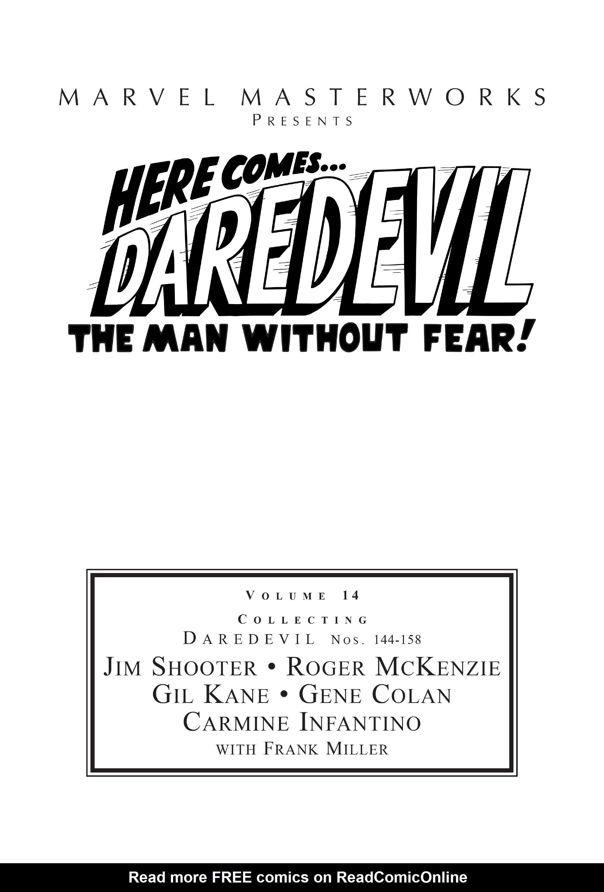 Read online Marvel Masterworks: Daredevil comic -  Issue # TPB 14 (Part 1) - 2