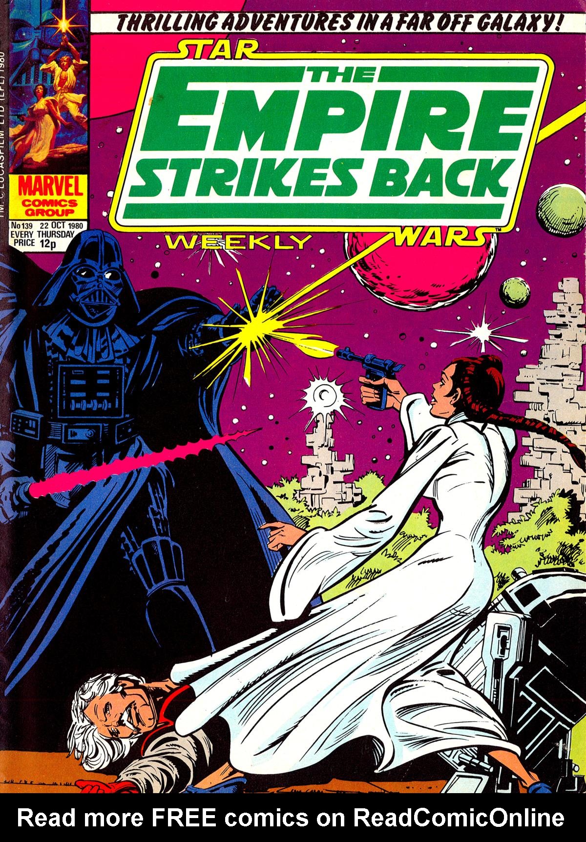 Read online Star Wars Weekly comic -  Issue #139 - 1