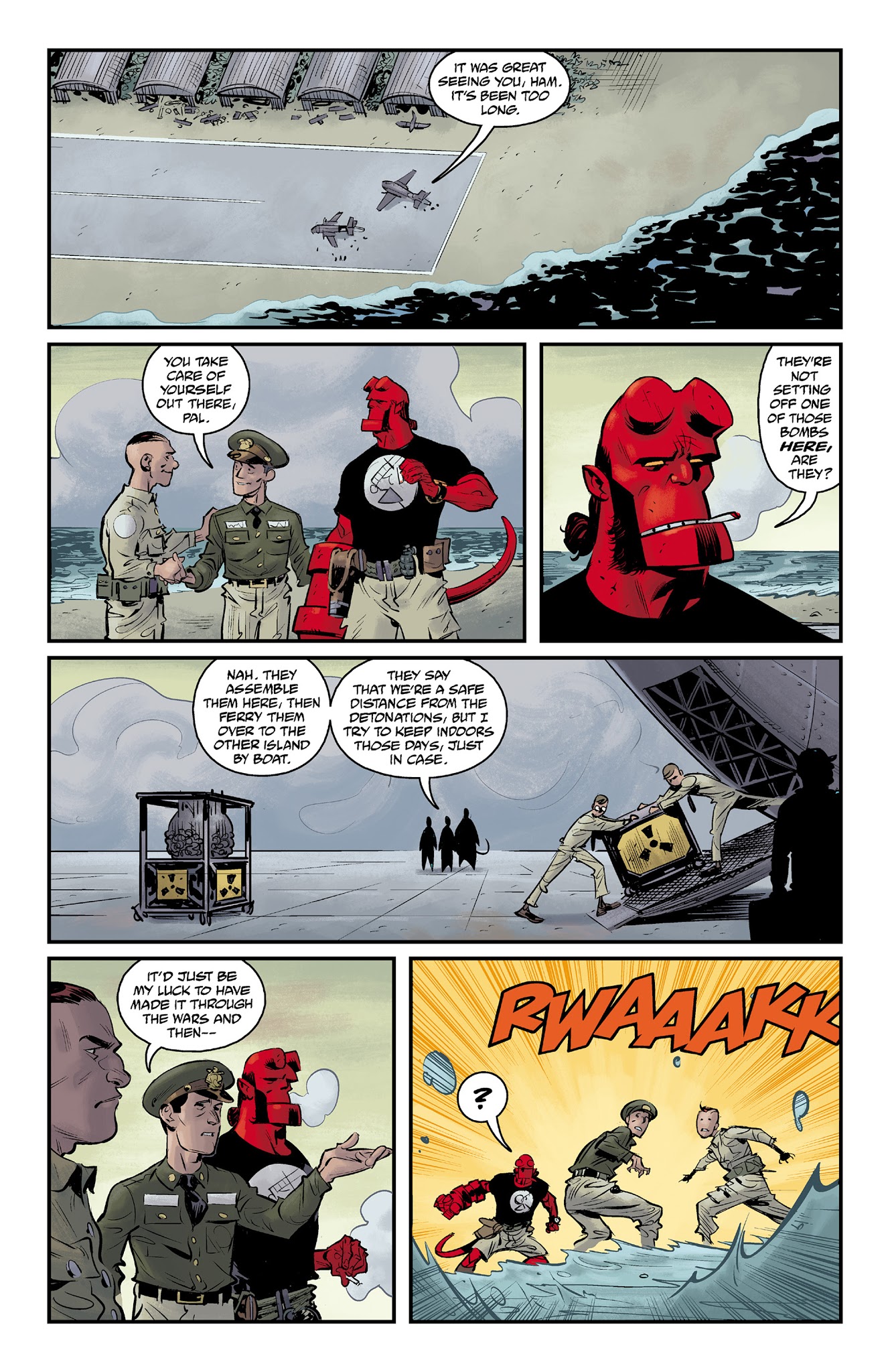 Read online Hellboy and the B.P.R.D.: 1955 ― Occult Intelligence comic -  Issue #1 - 21