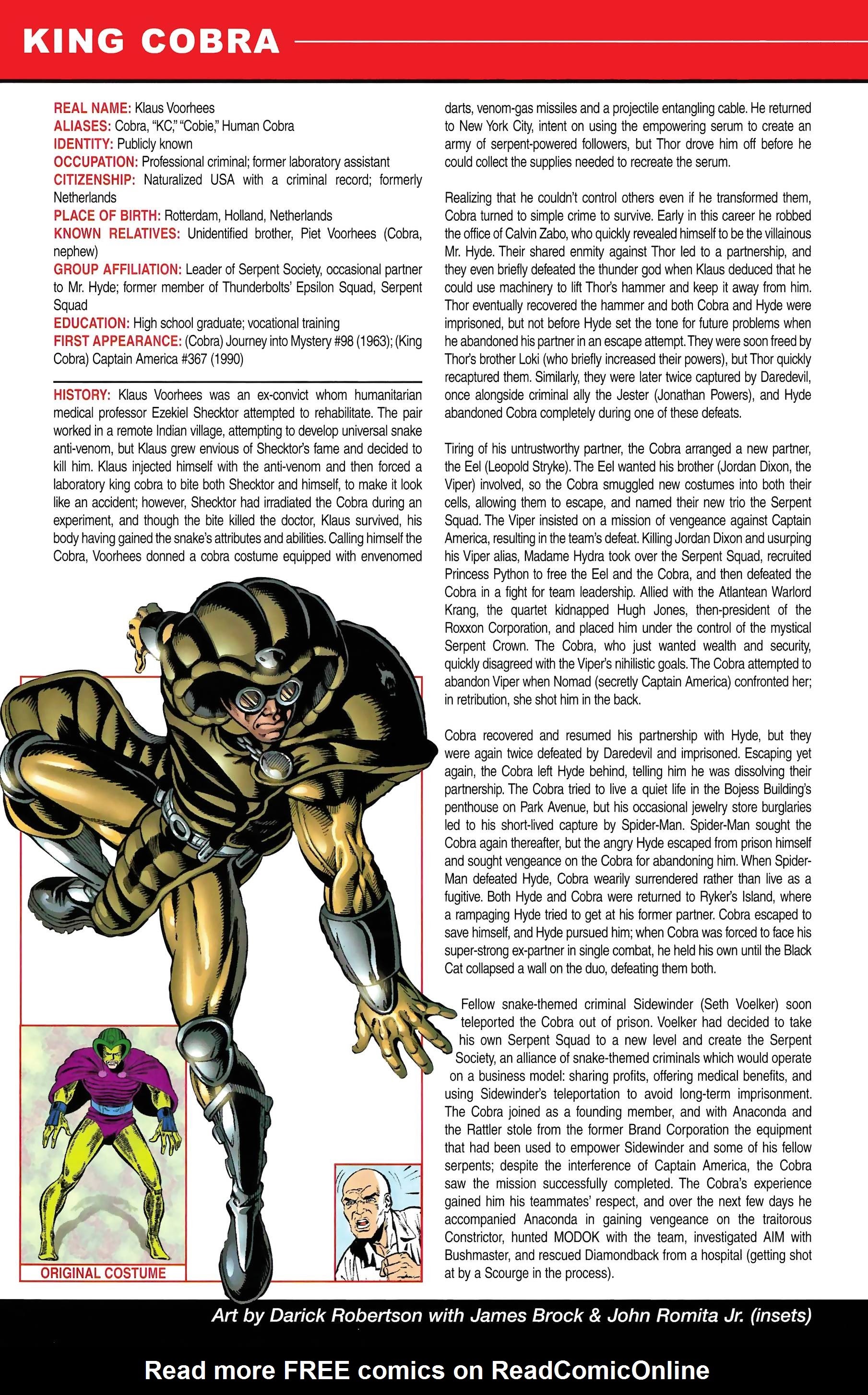 Read online Official Handbook of the Marvel Universe A to Z comic -  Issue # TPB 6 (Part 1) - 88