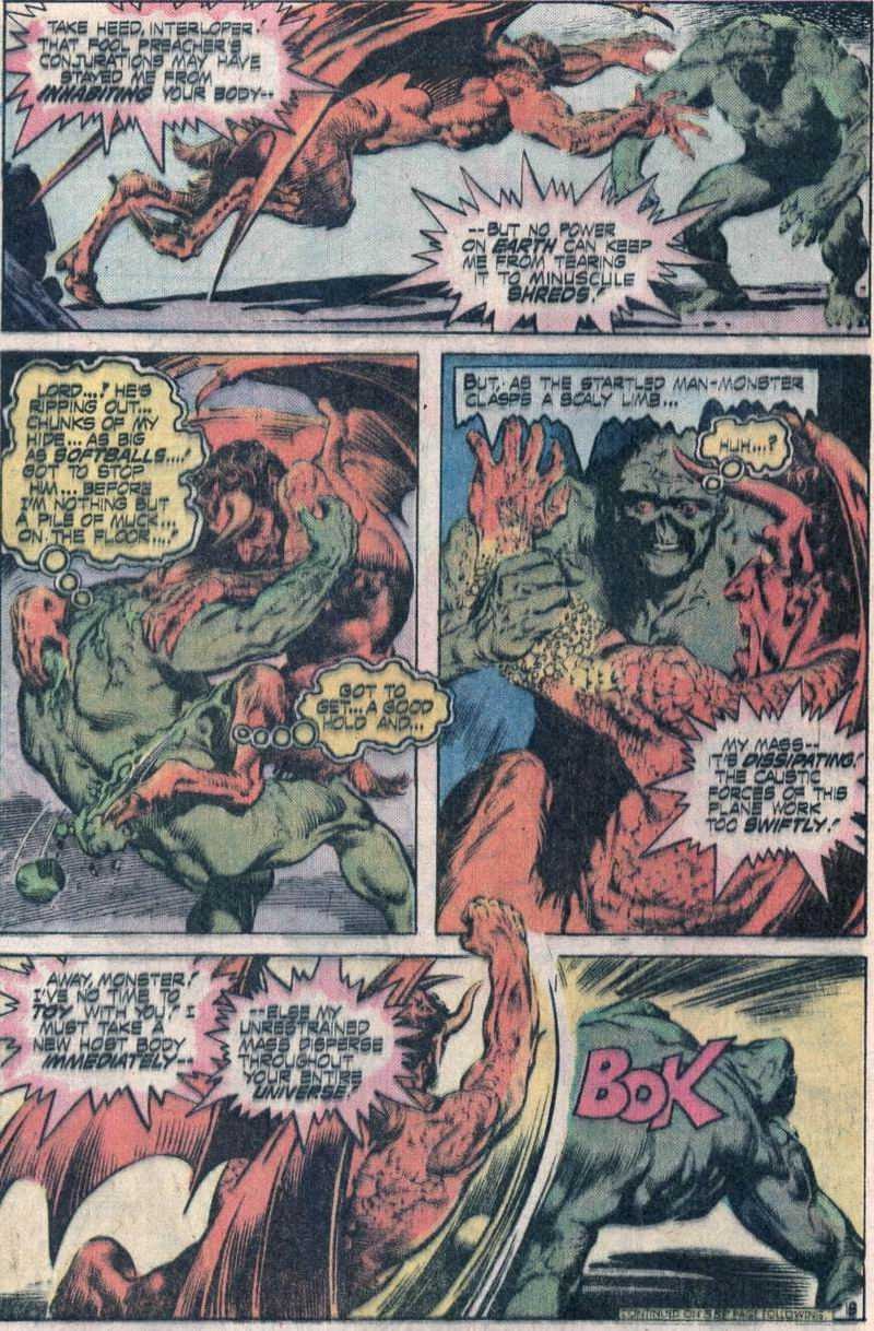 Read online Swamp Thing (1972) comic -  Issue #15 - 19