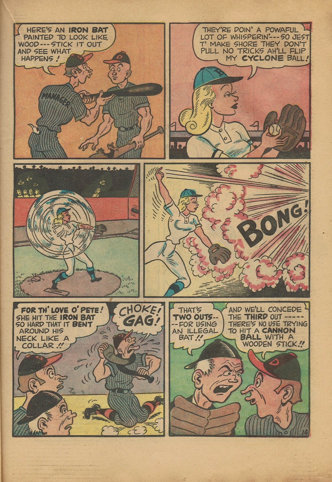 Read online Babe (1948) comic -  Issue #2 - 27