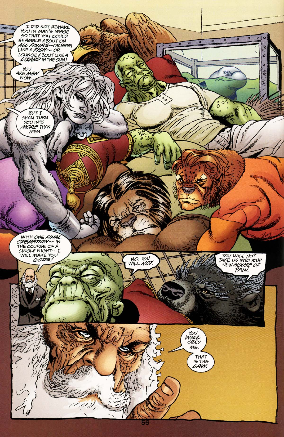 Read online JLA: The Island of Doctor Moreau comic -  Issue # Full - 58