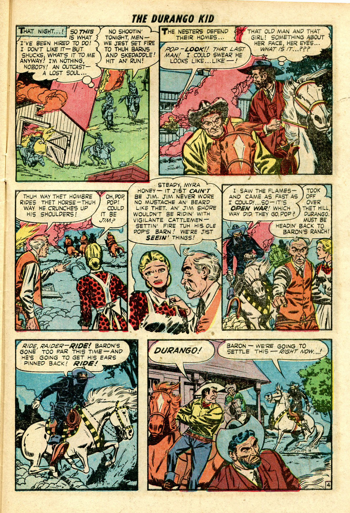Read online Charles Starrett as The Durango Kid comic -  Issue #13 - 29