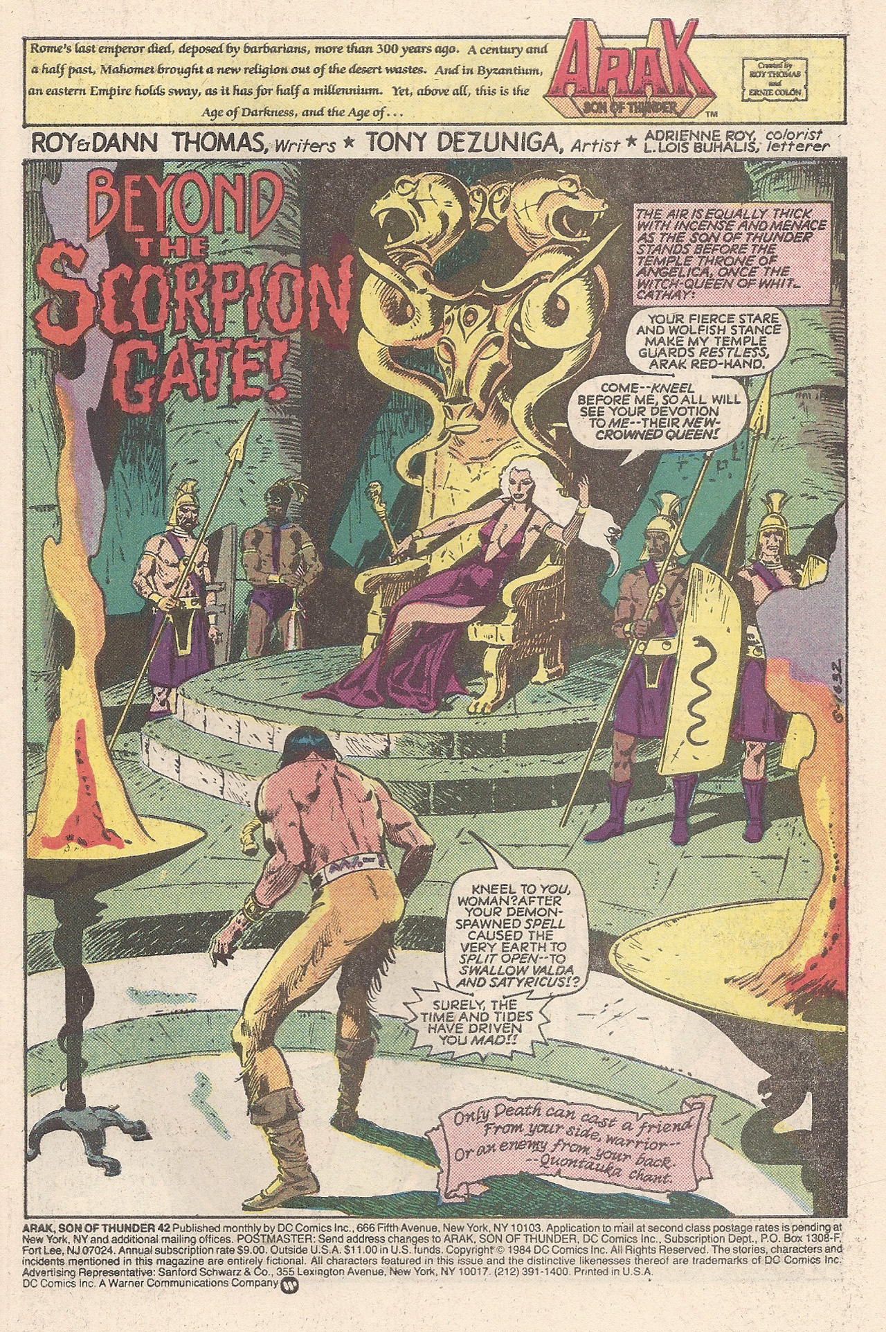 Read online Arak Son of Thunder comic -  Issue #42 - 3