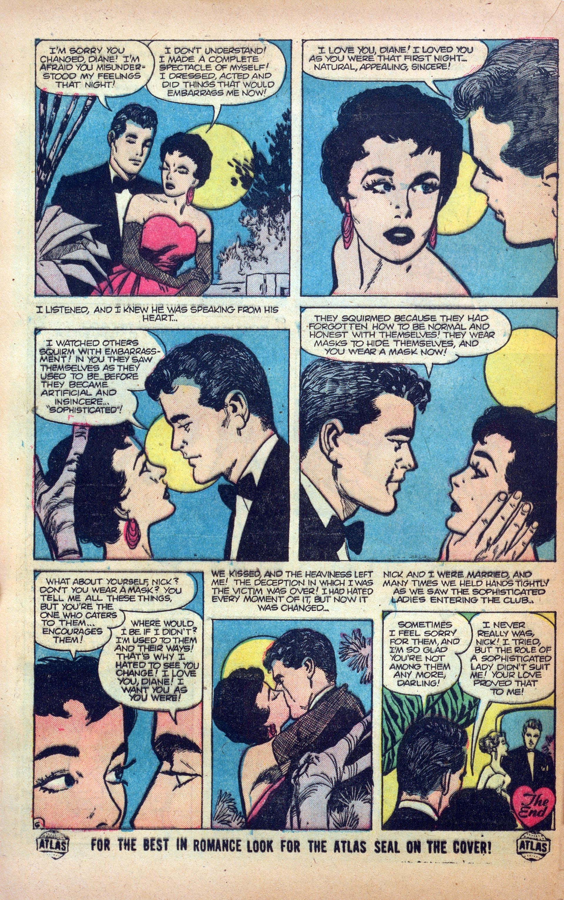 Read online Love Romances comic -  Issue #53 - 16
