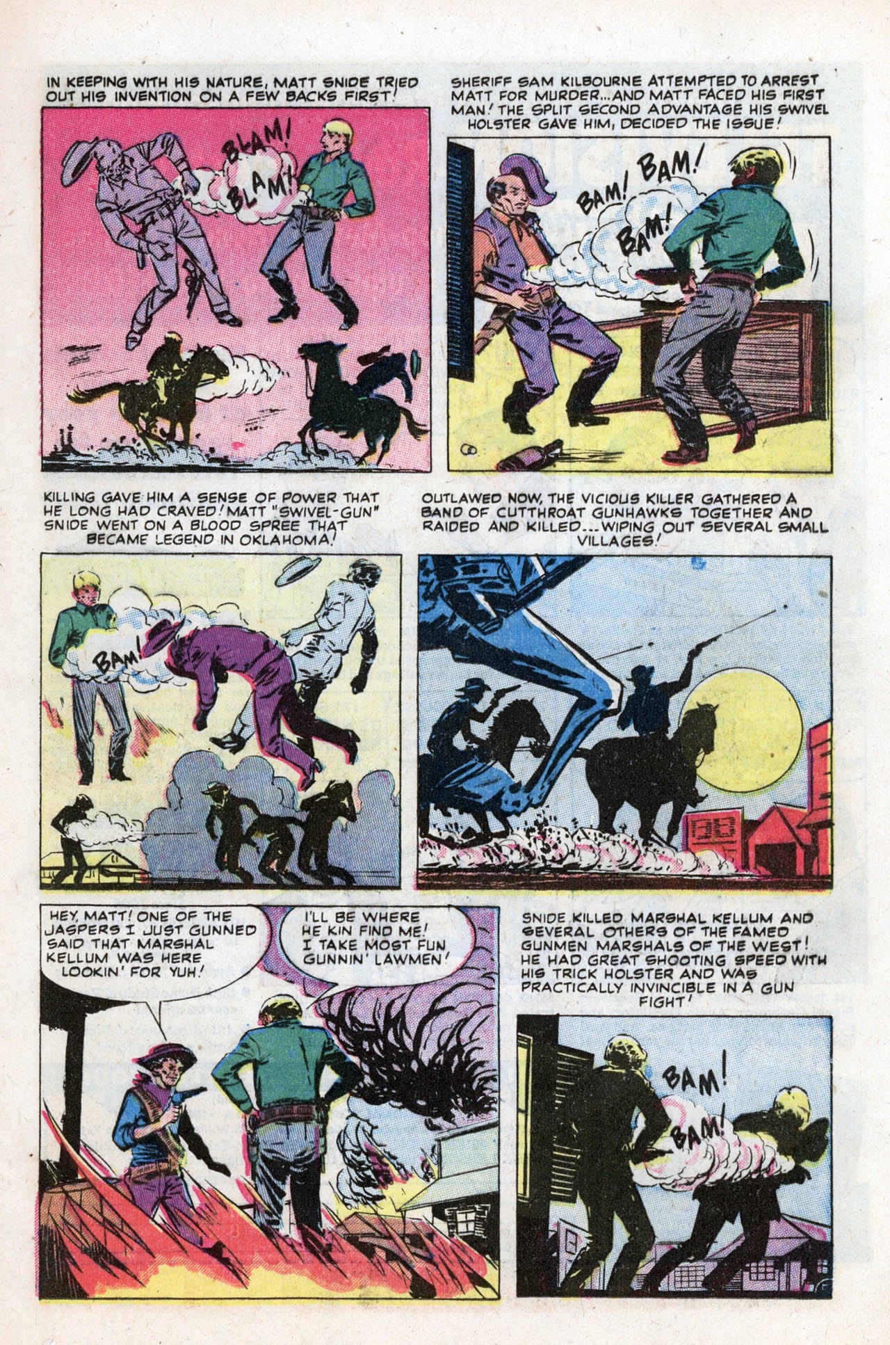 Read online Western Thrillers (1954) comic -  Issue #2 - 17