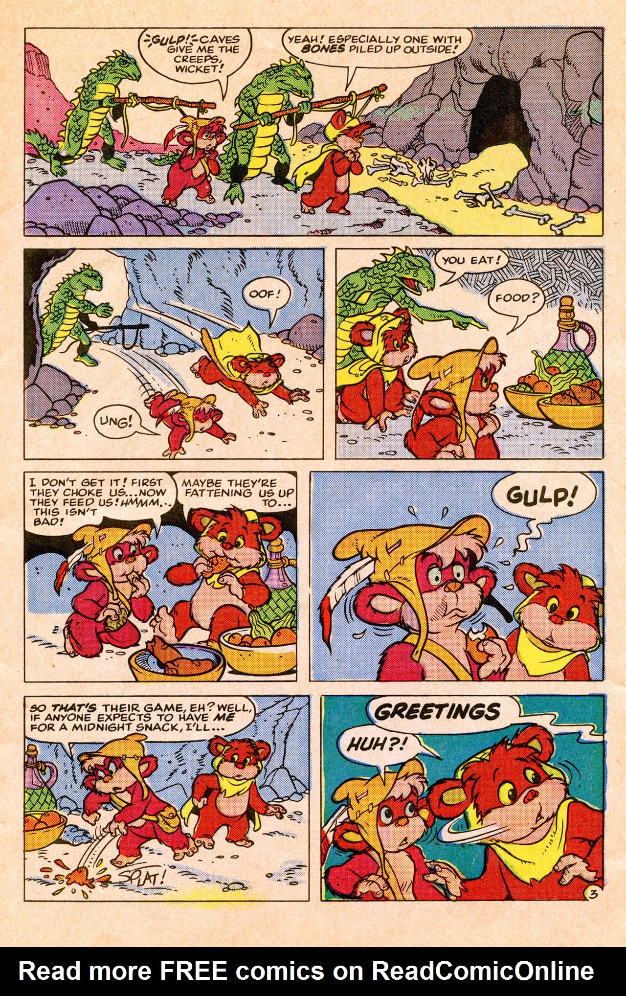 Read online Ewoks (1987) comic -  Issue #4 - 5