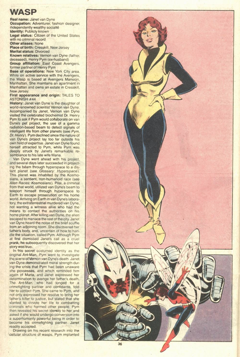 Read online The Official Handbook of the Marvel Universe Deluxe Edition comic -  Issue #14 - 38