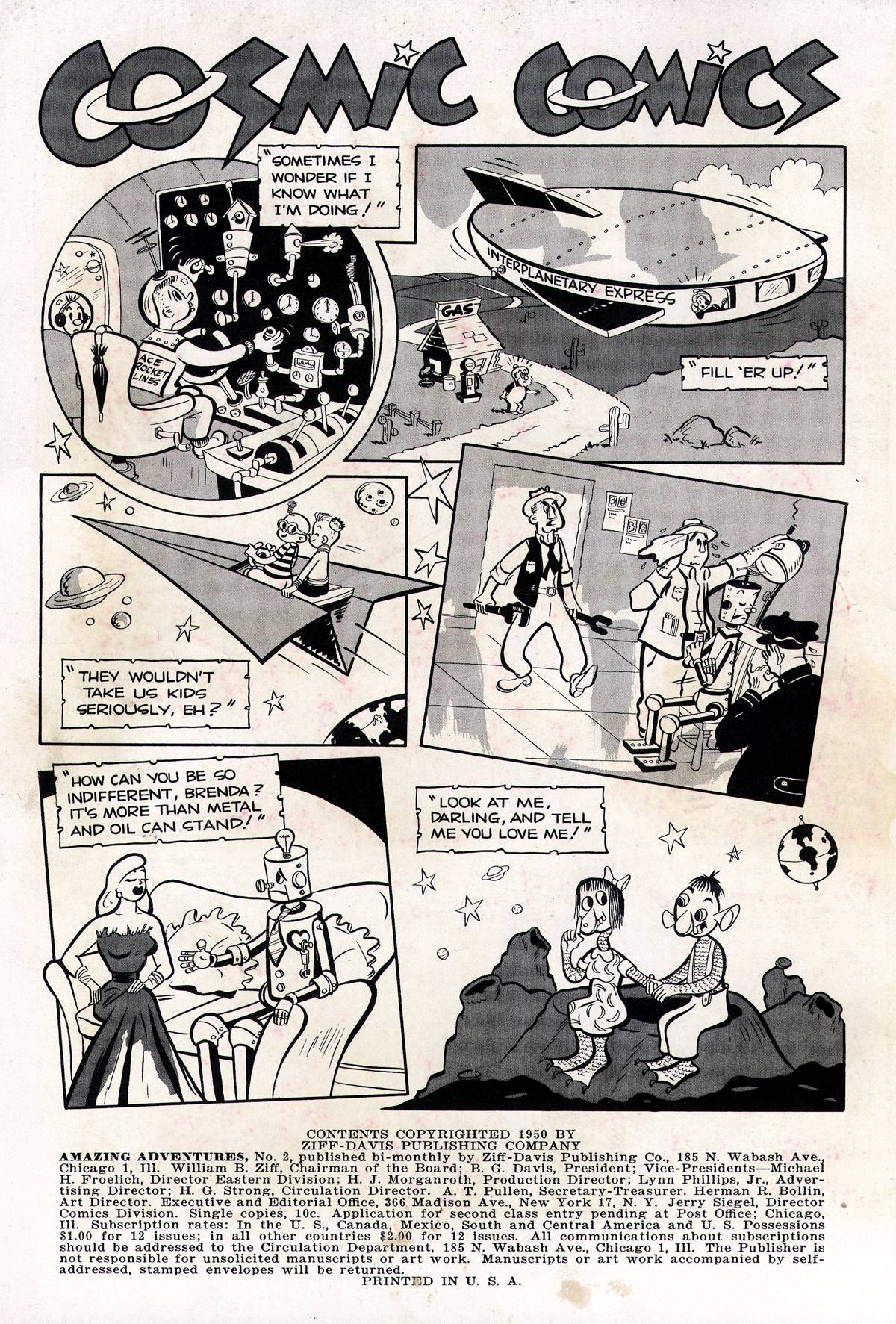 Read online Amazing Adventures (1950) comic -  Issue #2 - 2