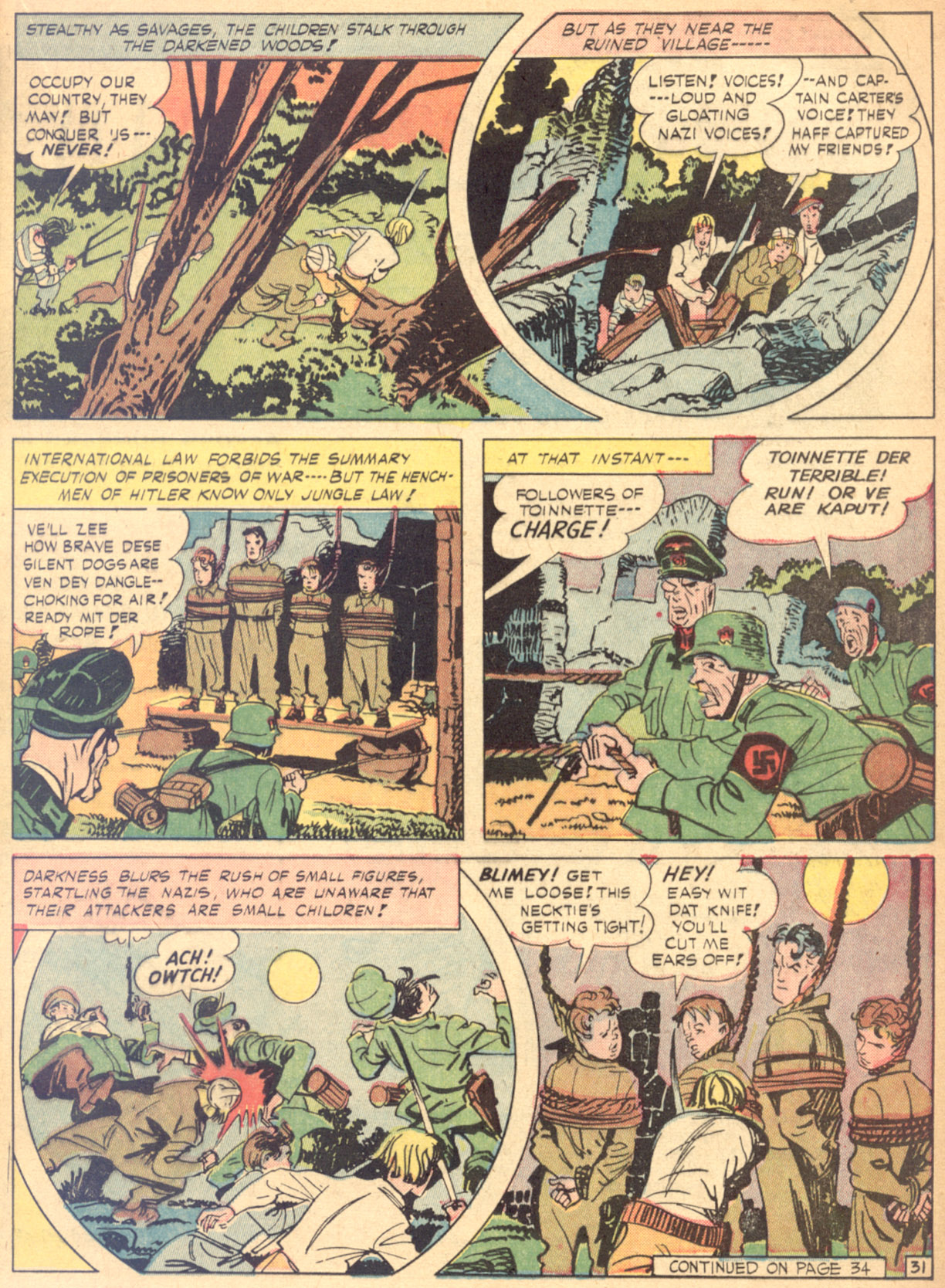 Read online Boy Commandos comic -  Issue #4 - 33