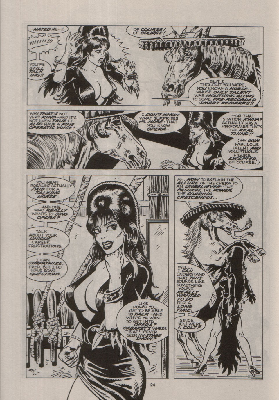 Read online Elvira, Mistress of the Dark comic -  Issue #24 - 22