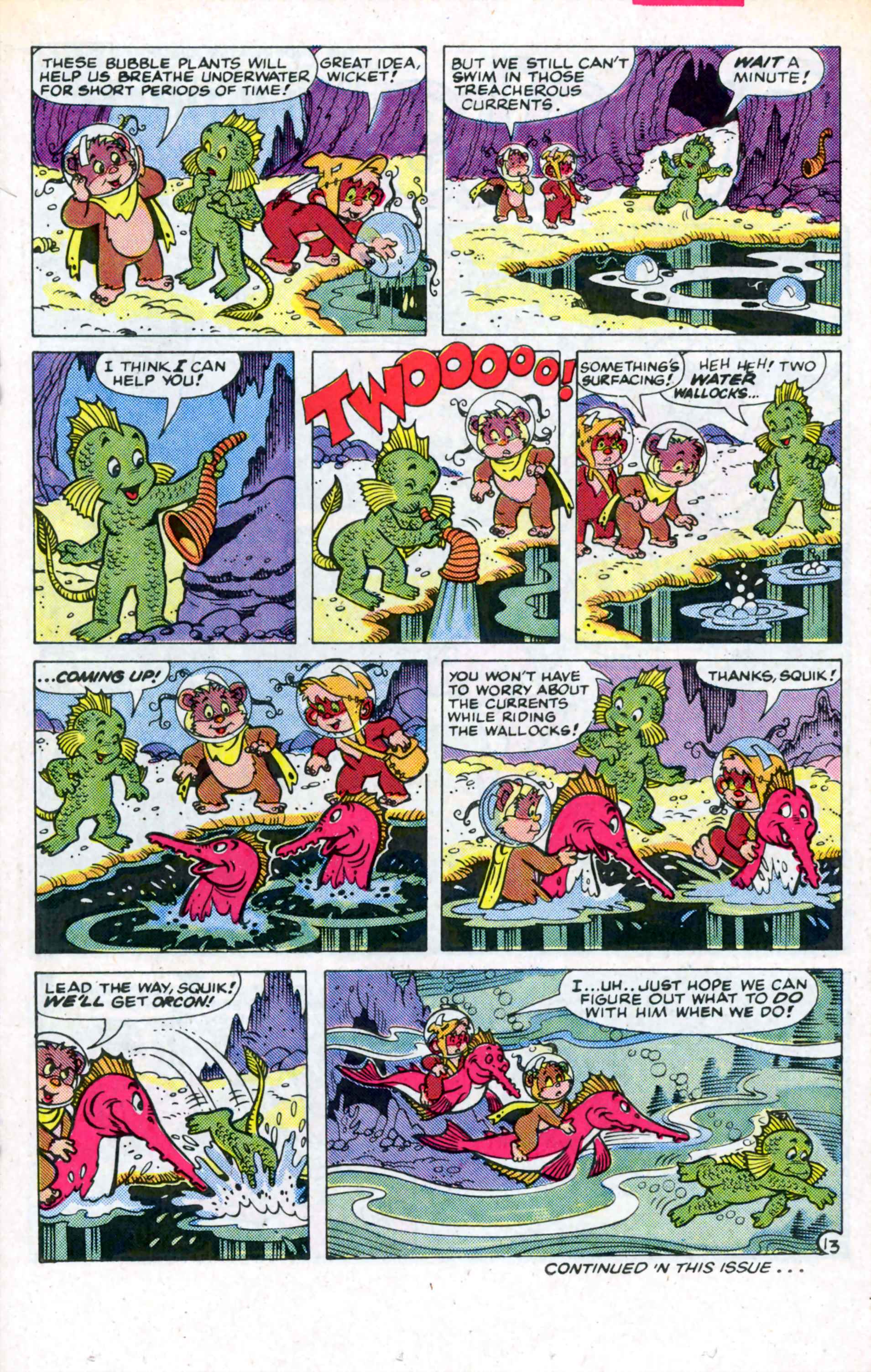 Read online Ewoks (1987) comic -  Issue #9 - 14