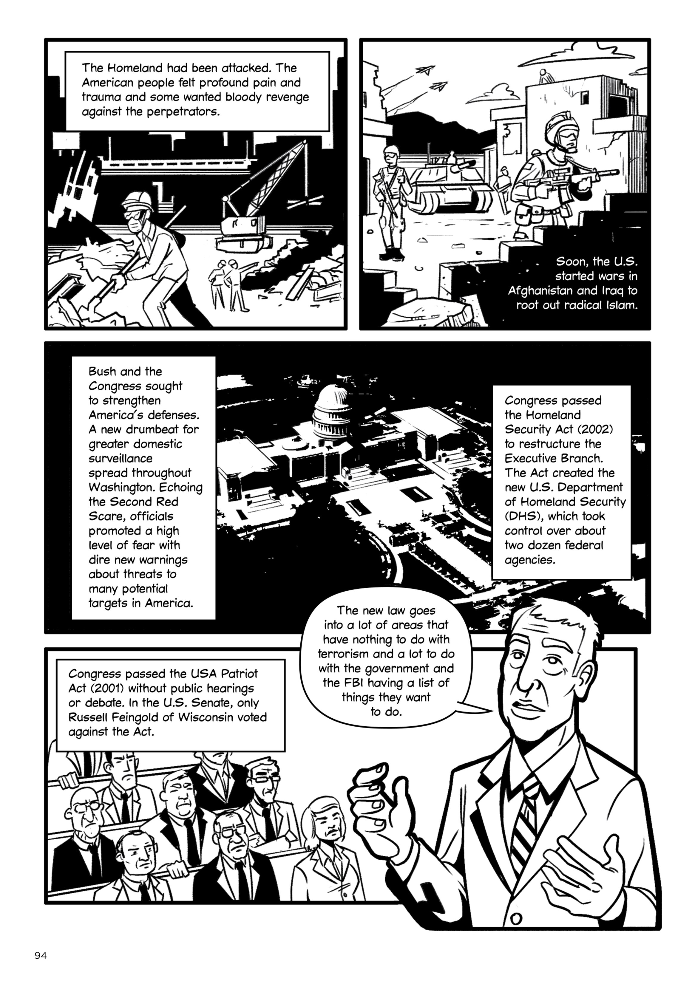 Read online The Machine Never Blinks: A Graphic History of Spying and Surveillance comic -  Issue # TPB - 104