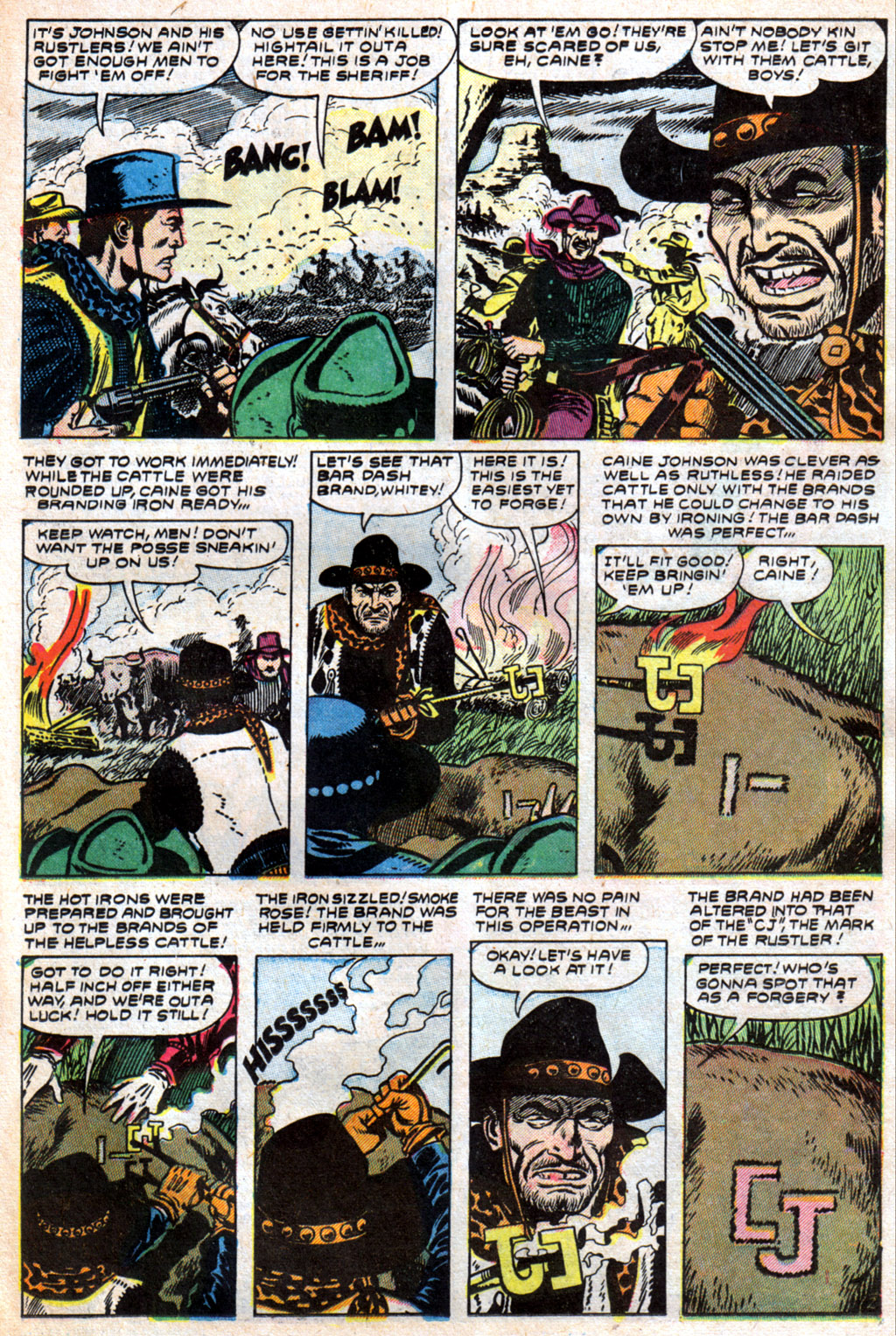 Read online Western Outlaws (1954) comic -  Issue #6 - 11