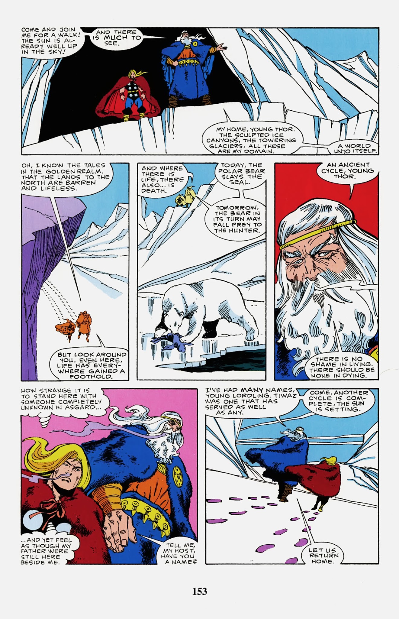 Read online Thor Visionaries: Walter Simonson comic -  Issue # TPB 2 - 155