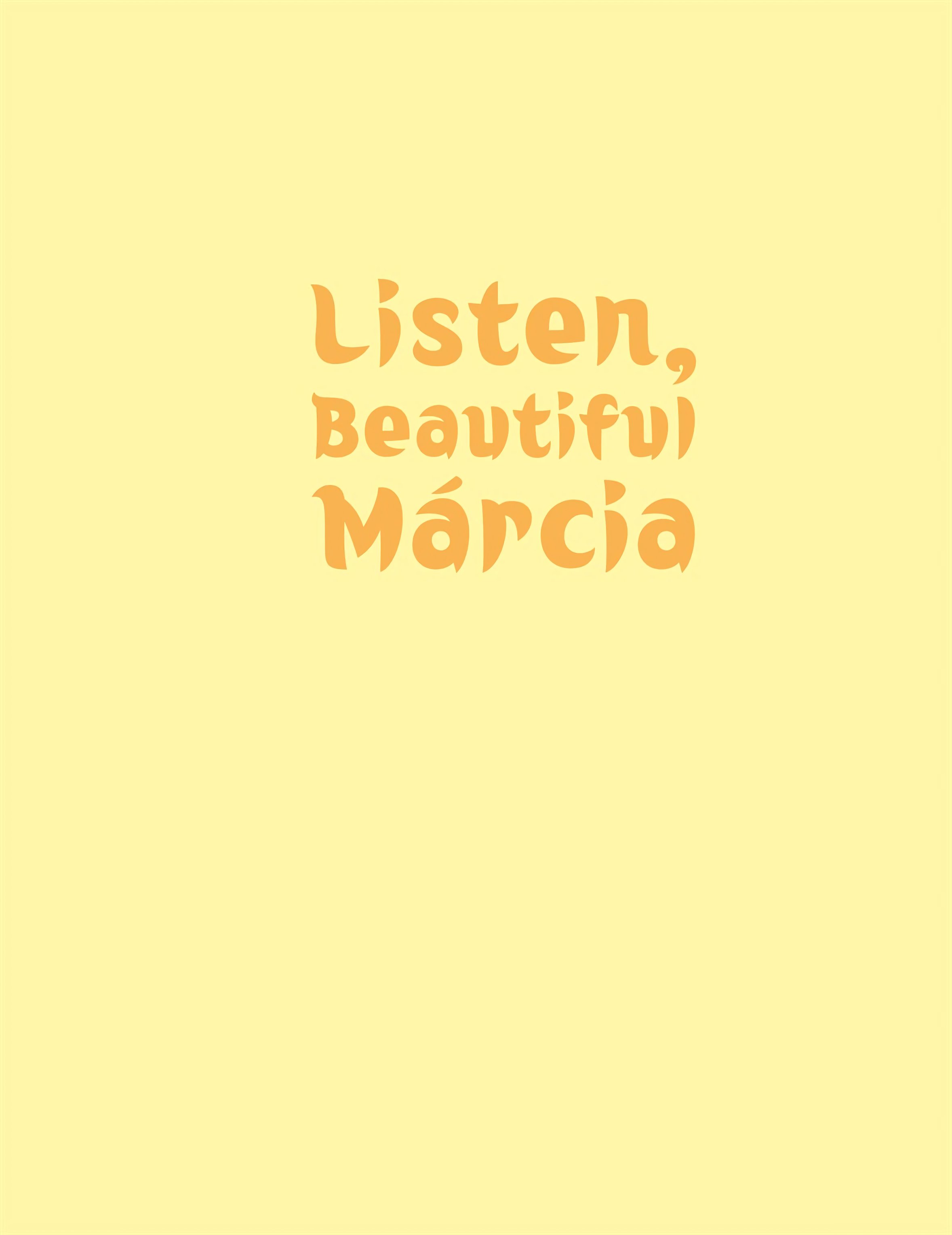 Read online Listen, Beautiful Márcia comic -  Issue # TPB - 2