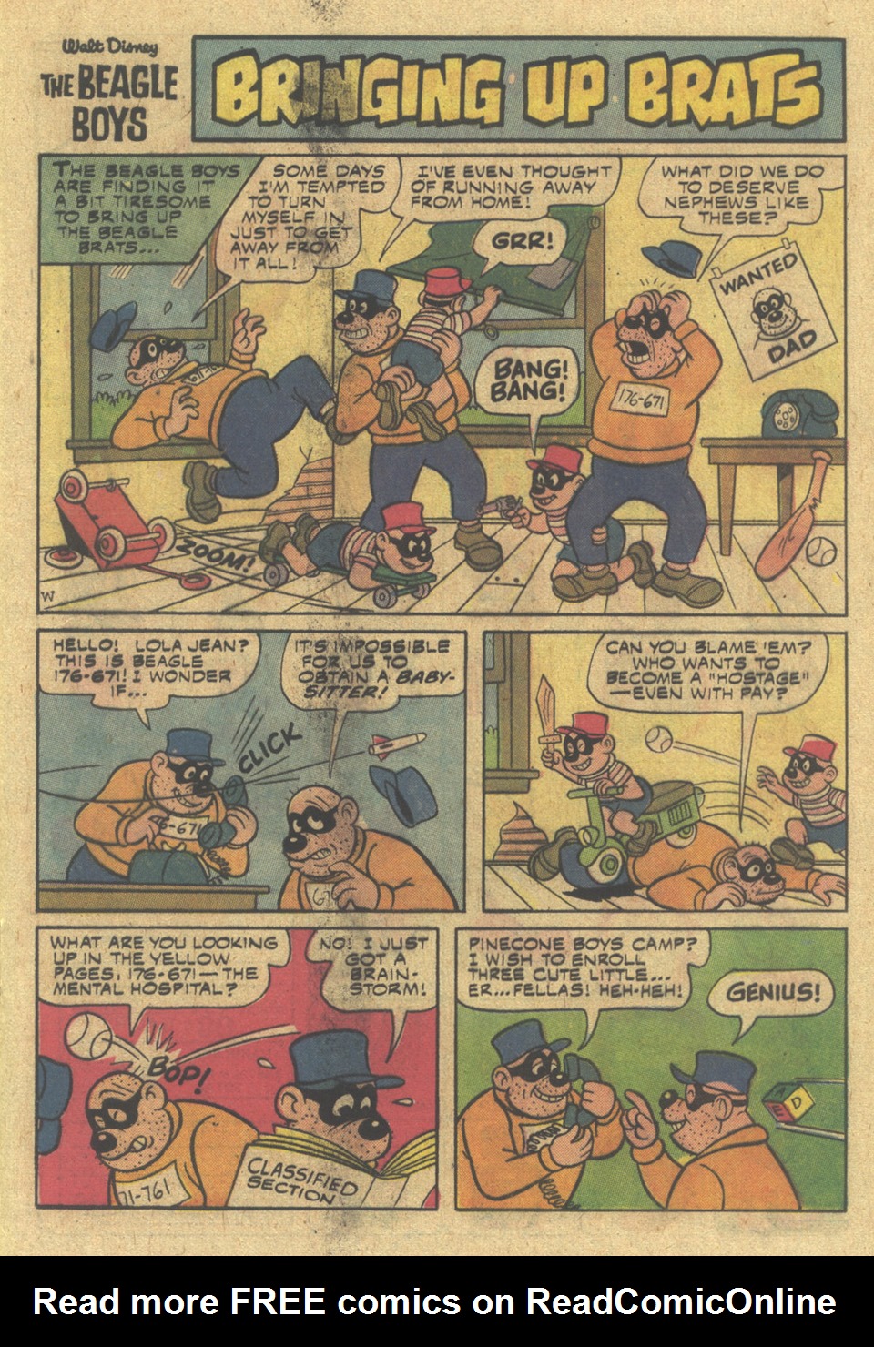 Read online Walt Disney THE BEAGLE BOYS comic -  Issue #32 - 13