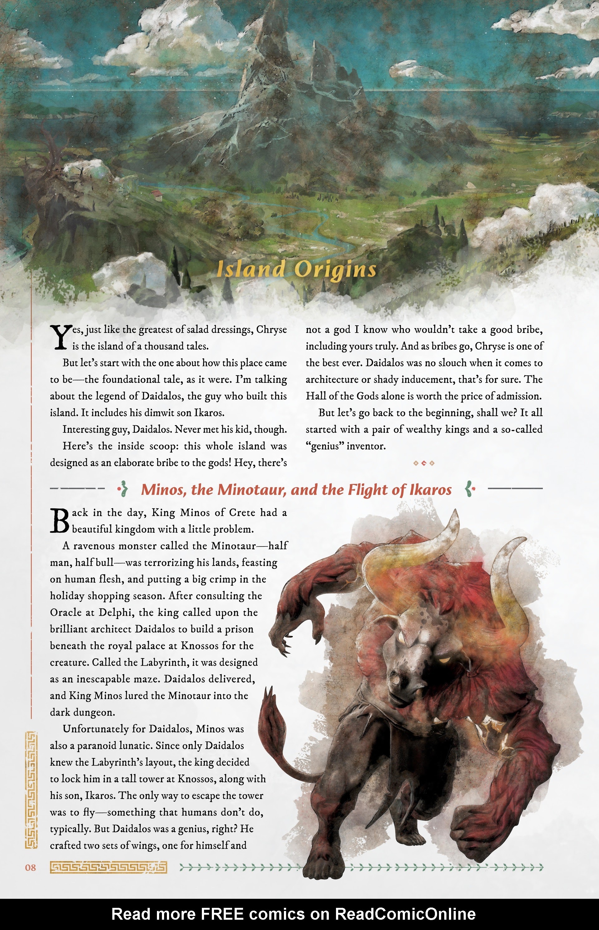 Read online Immortals Fenyx Rising: A Traveler's Guide to the Golden Isle comic -  Issue # TPB - 9