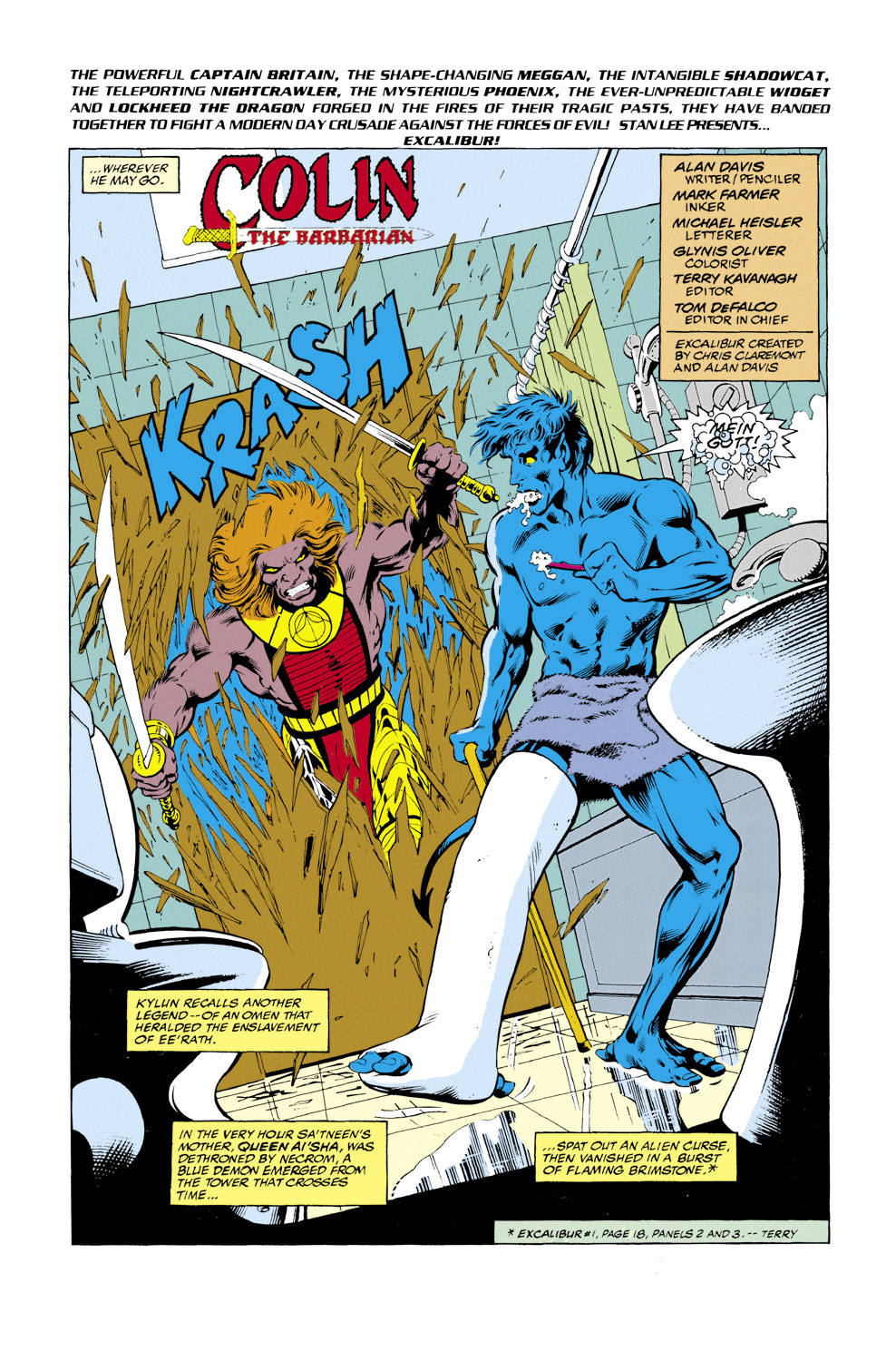 Read online Excalibur (1988) comic -  Issue #46 - 6