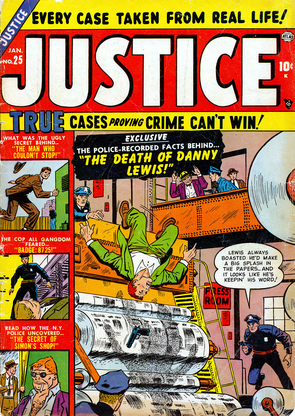 Read online Justice (1947) comic -  Issue #25 - 1