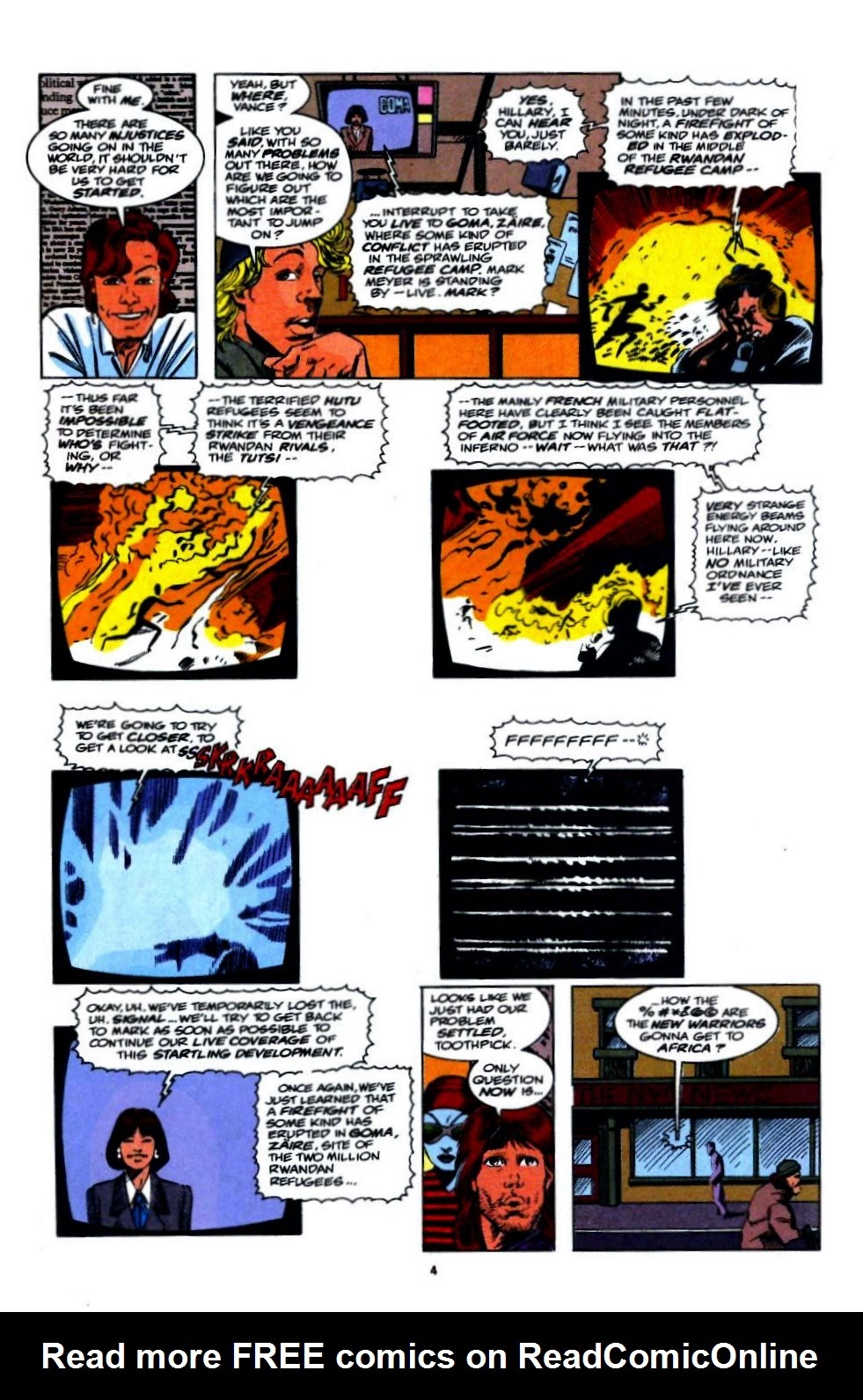 Read online The New Warriors comic -  Issue #54 - 5