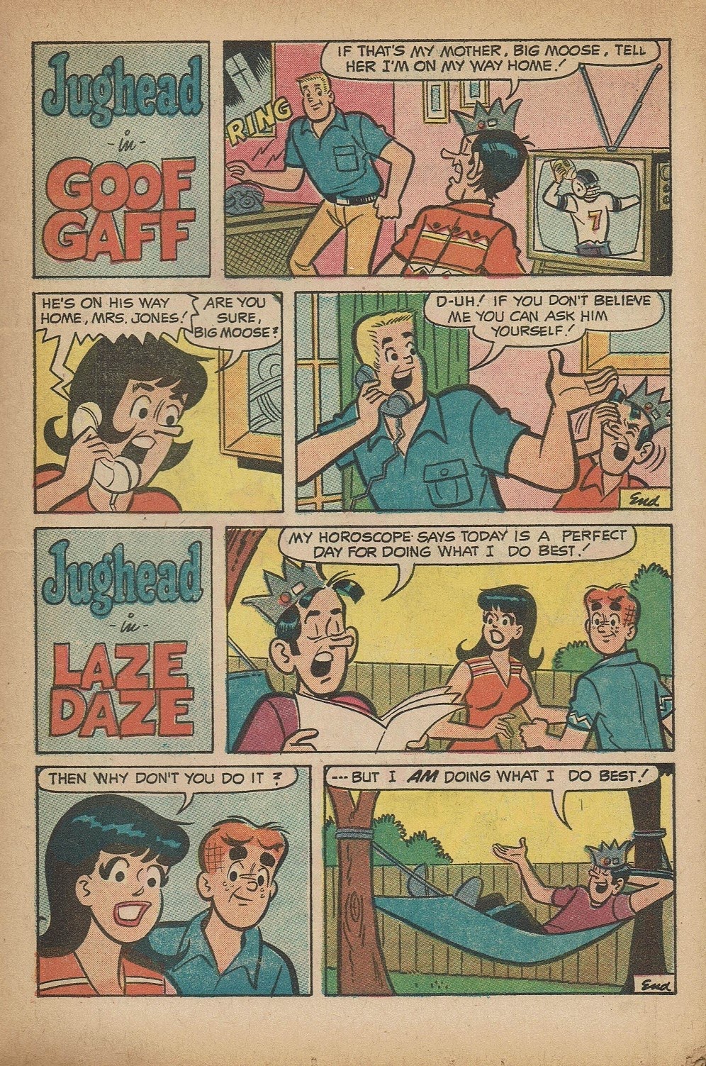 Read online Jughead's Jokes comic -  Issue #29 - 15