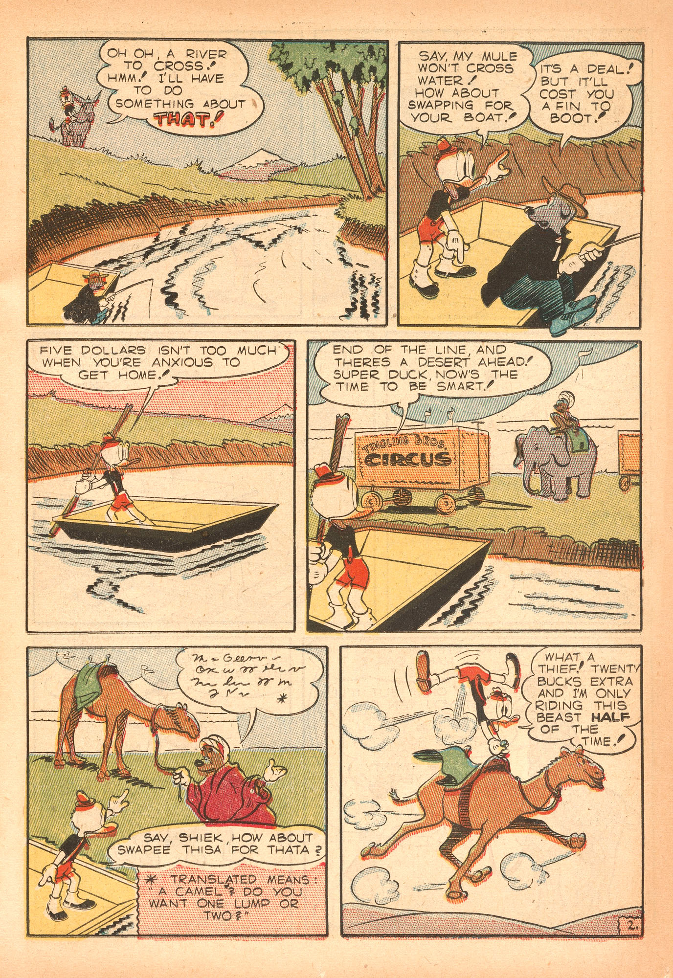 Read online Super Duck Comics comic -  Issue #20 - 17