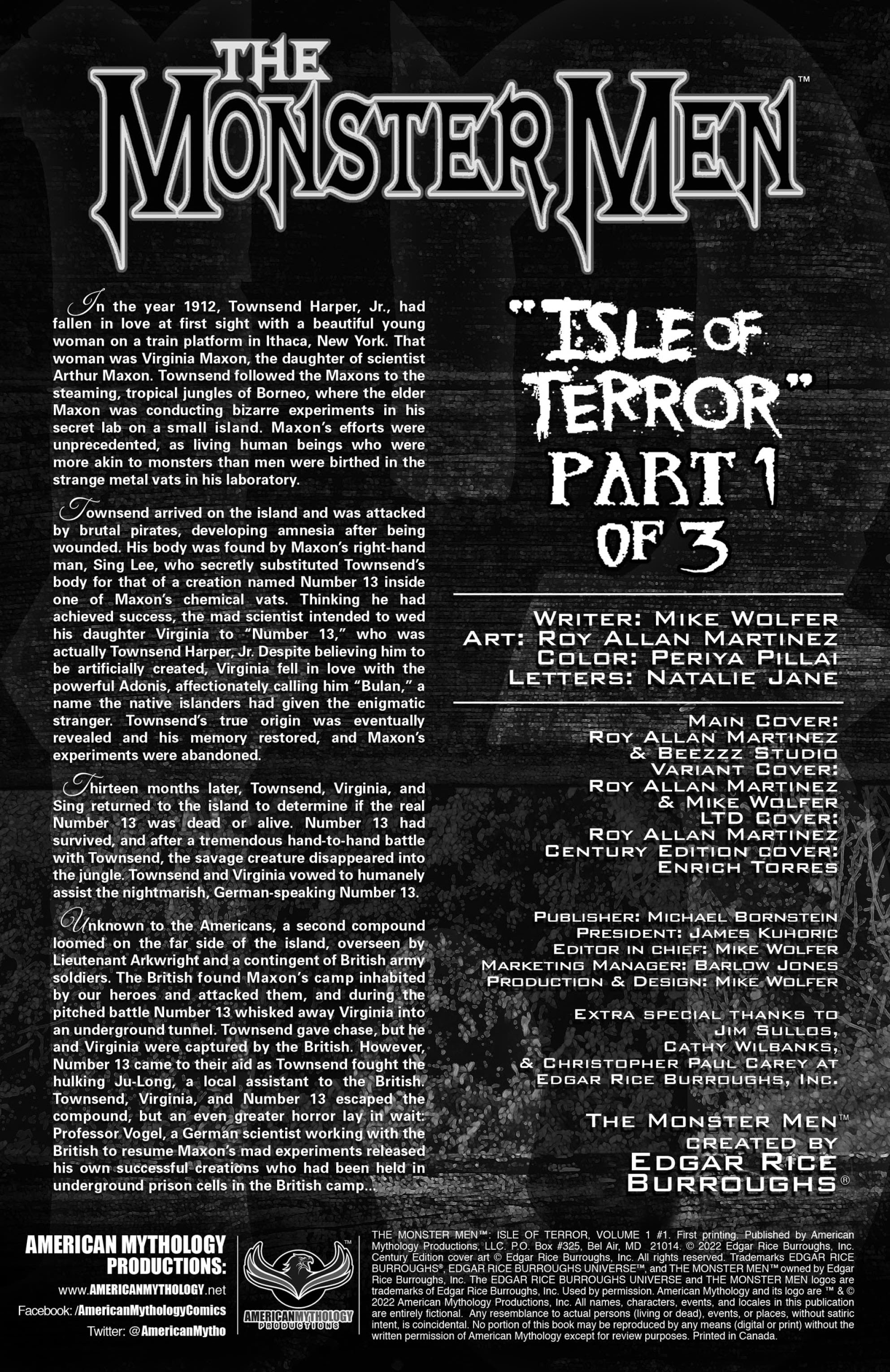 Read online Monster Men Isle of Terror comic -  Issue #1 - 2
