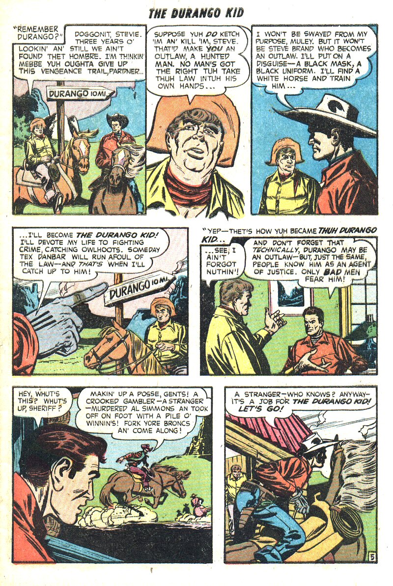 Read online Charles Starrett as The Durango Kid comic -  Issue #17 - 6