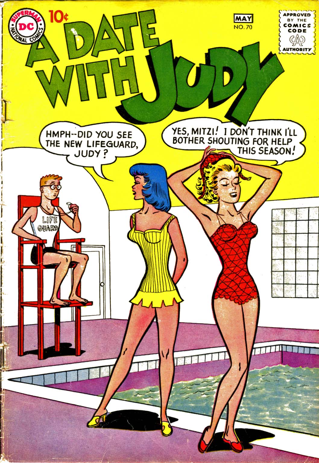 Read online A Date with Judy comic -  Issue #70 - 1