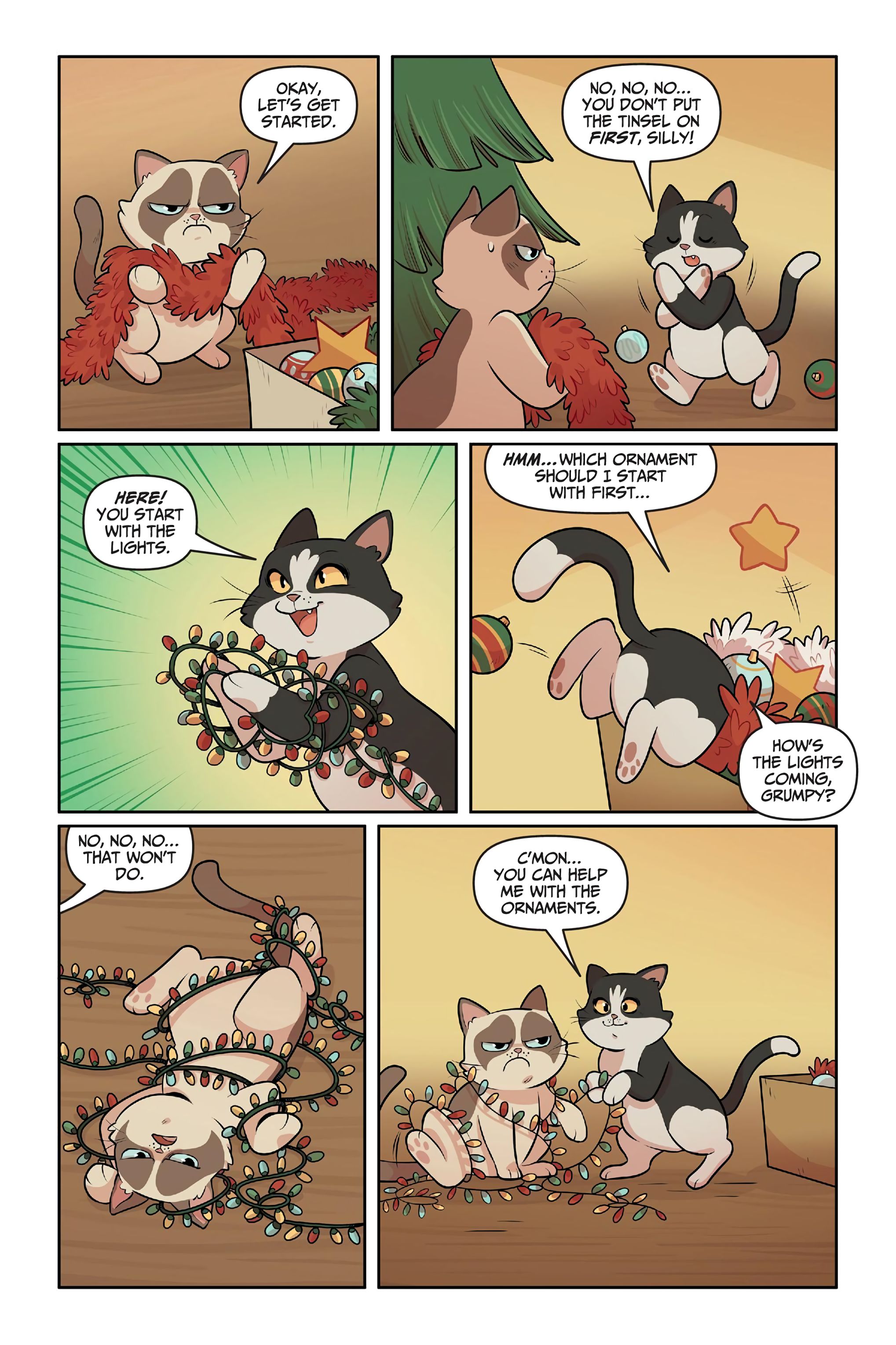 Read online Grumpy Cat: The Grumpus and Other Horrible Holiday Tales comic -  Issue # TPB - 68