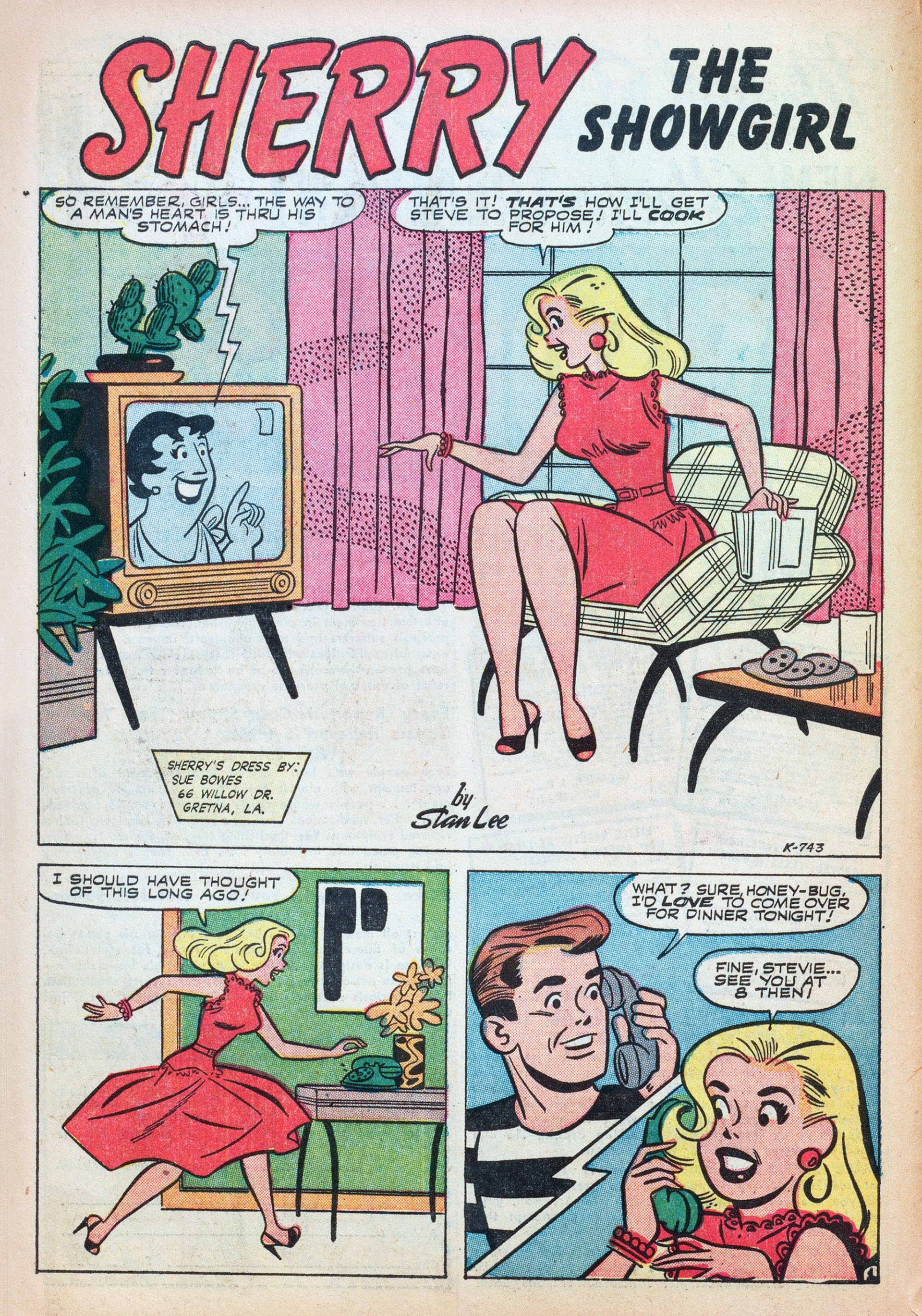 Read online Sherry the Showgirl (1956) comic -  Issue #3 - 10