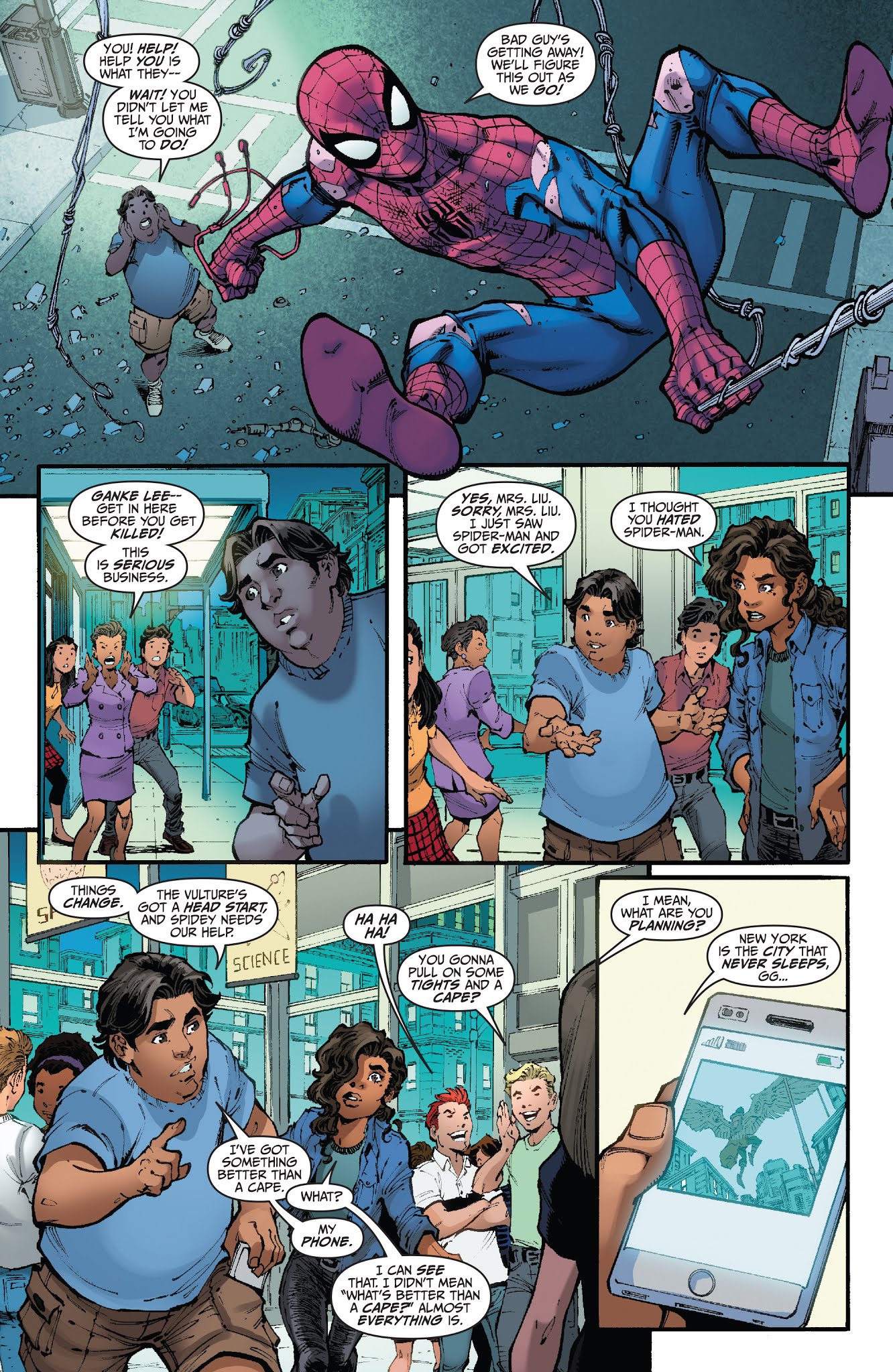 Read online Spidey: School's Out comic -  Issue #5 - 5